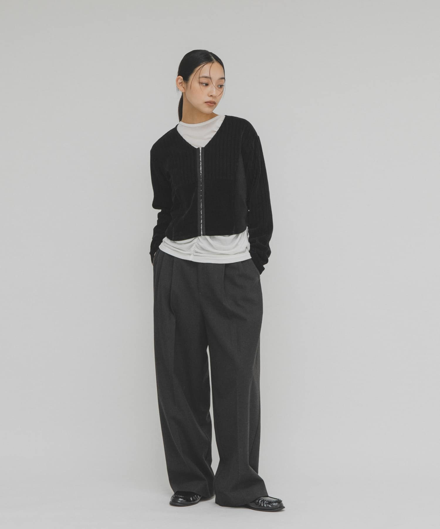 身長 : 163cm サイズ : one