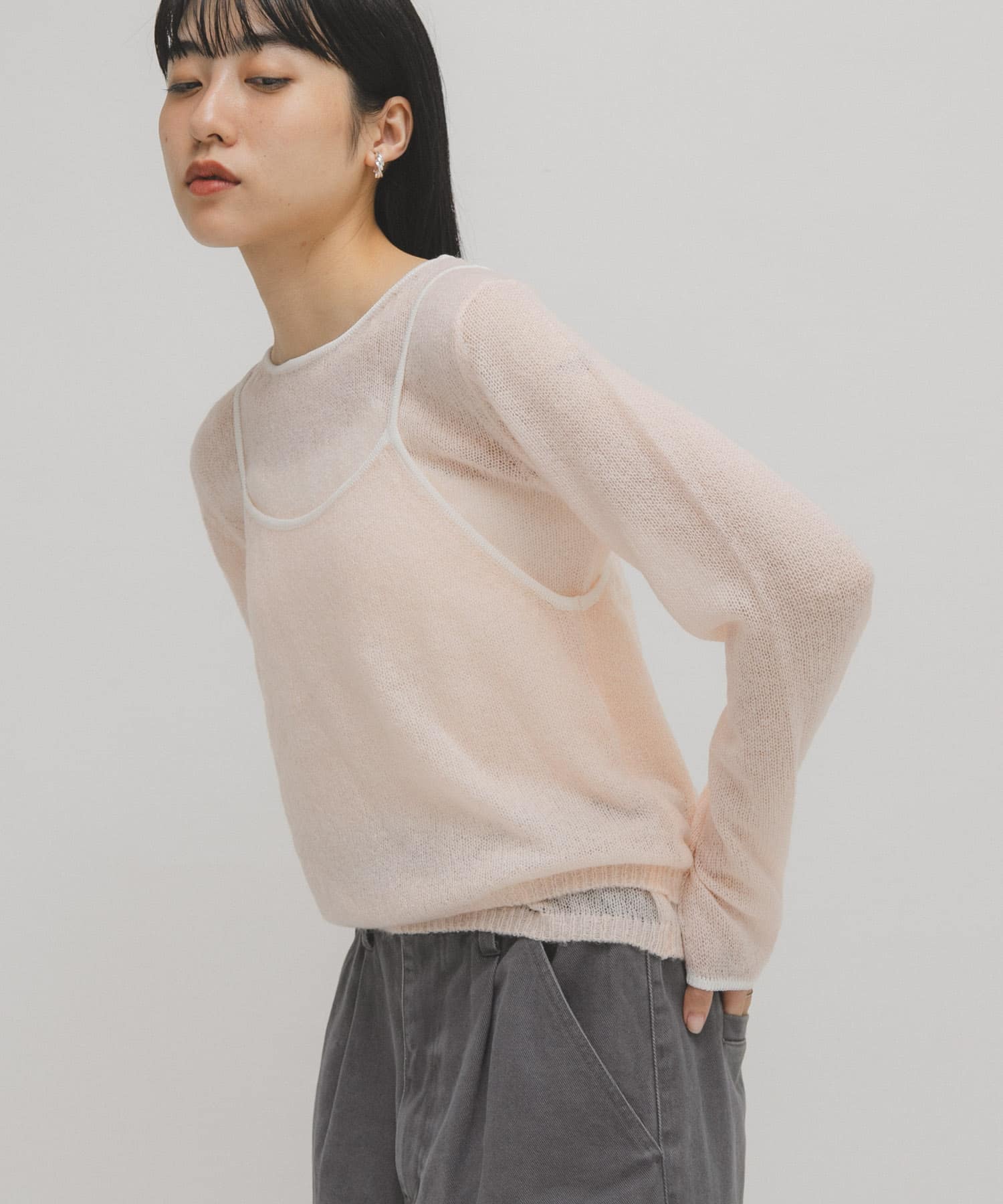 身長：160cm サイズ：one