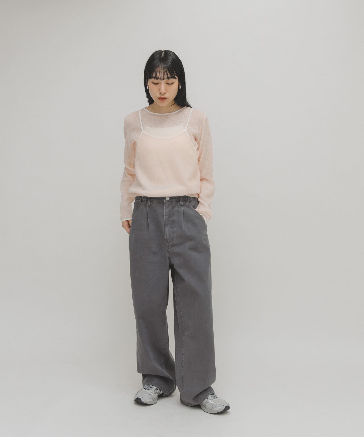 身長：160cm サイズ：one