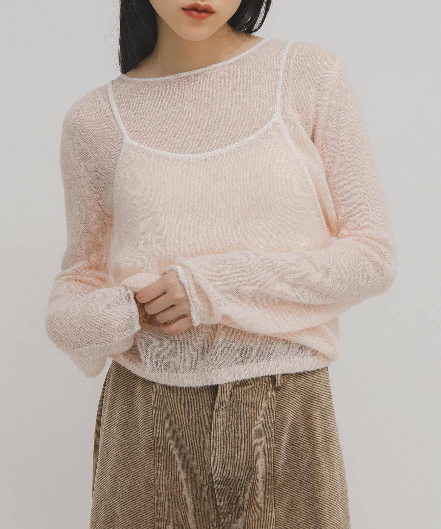身長：160cm サイズ：one