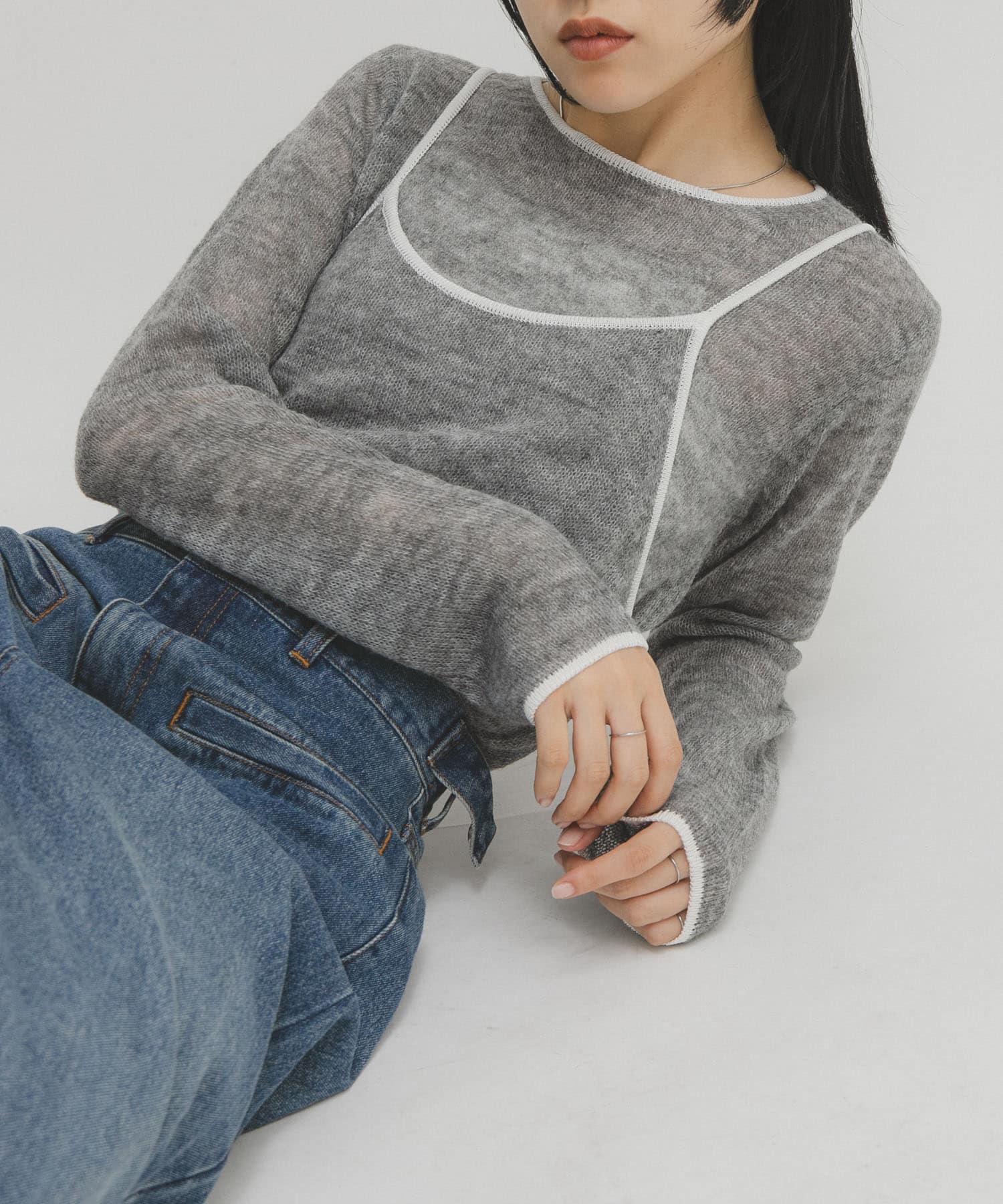身長：160cm サイズ：one