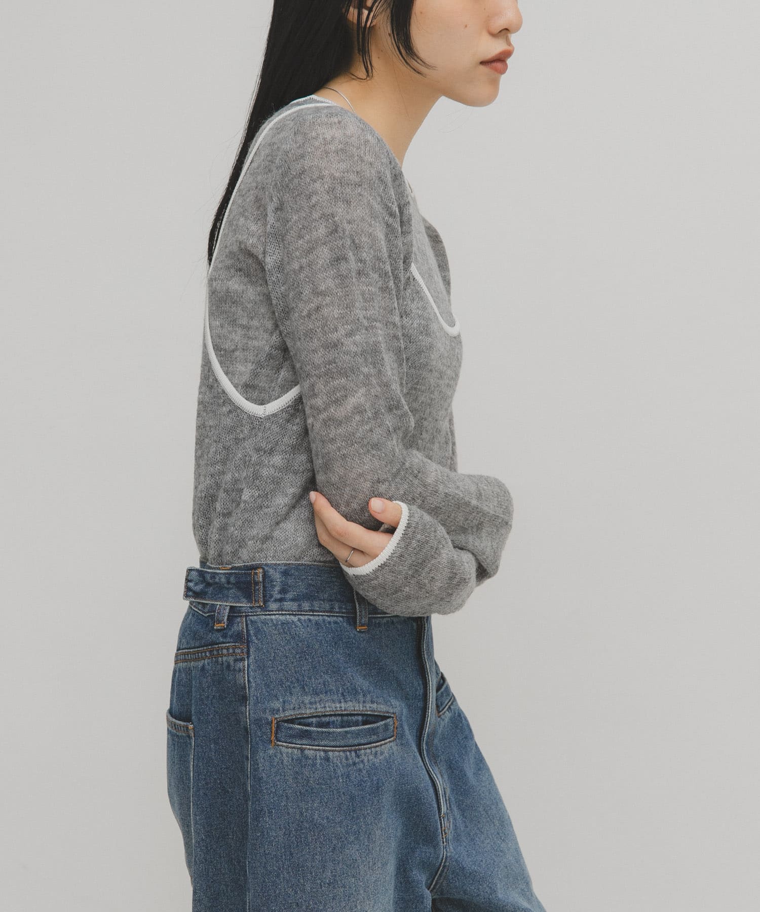 身長：160cm サイズ：one