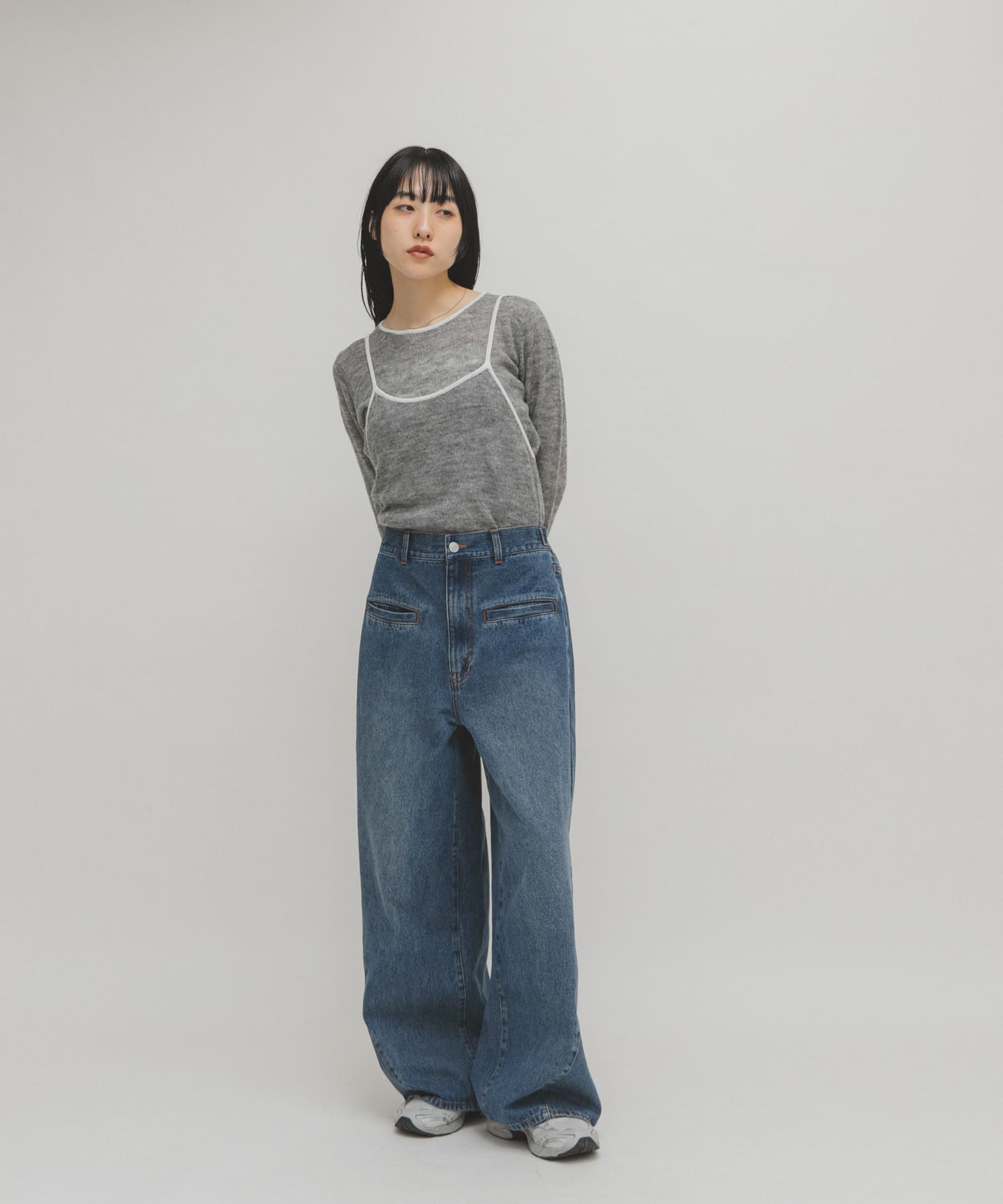 身長：160cm サイズ：one