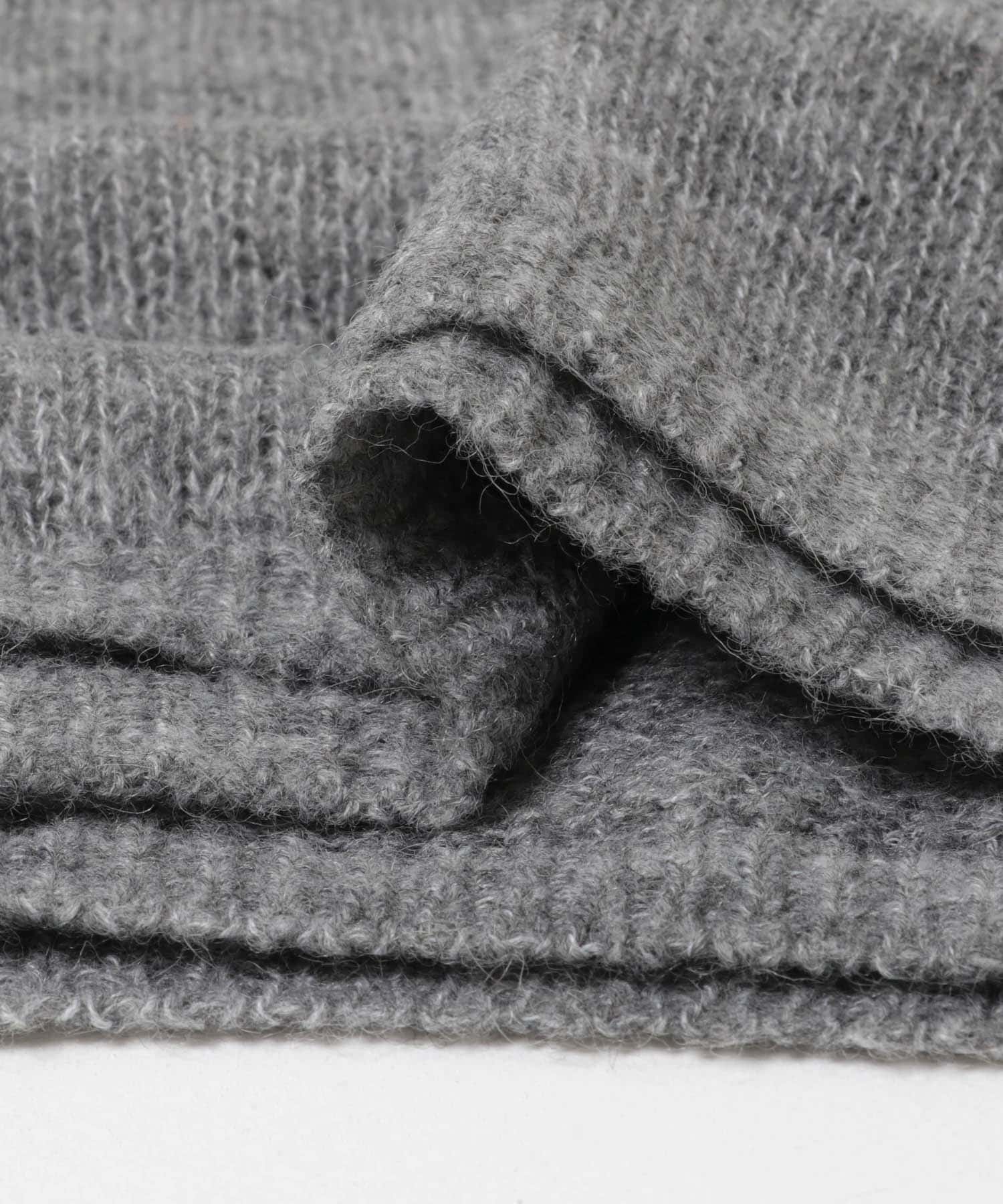 バイカラーキャミレイヤードニット GRAY×WHT One