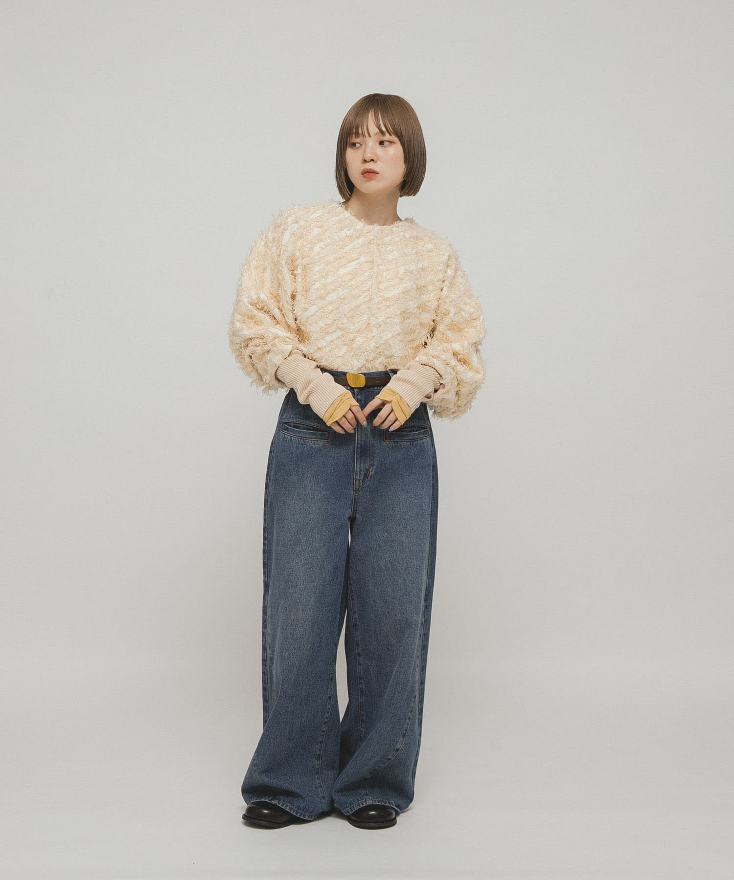 身長：153cm サイズ：one