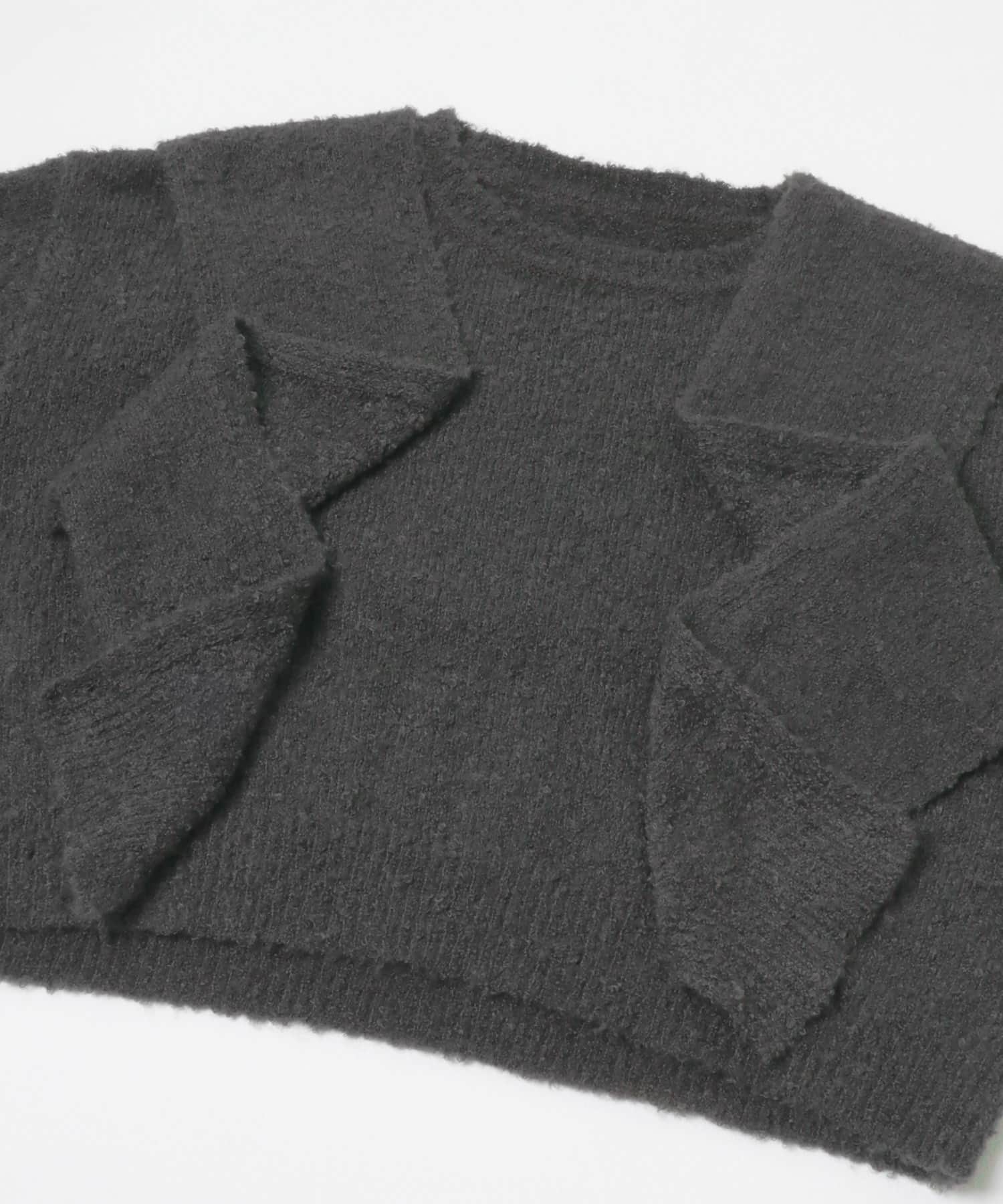 ノットレイヤードニット CHARCOAL One