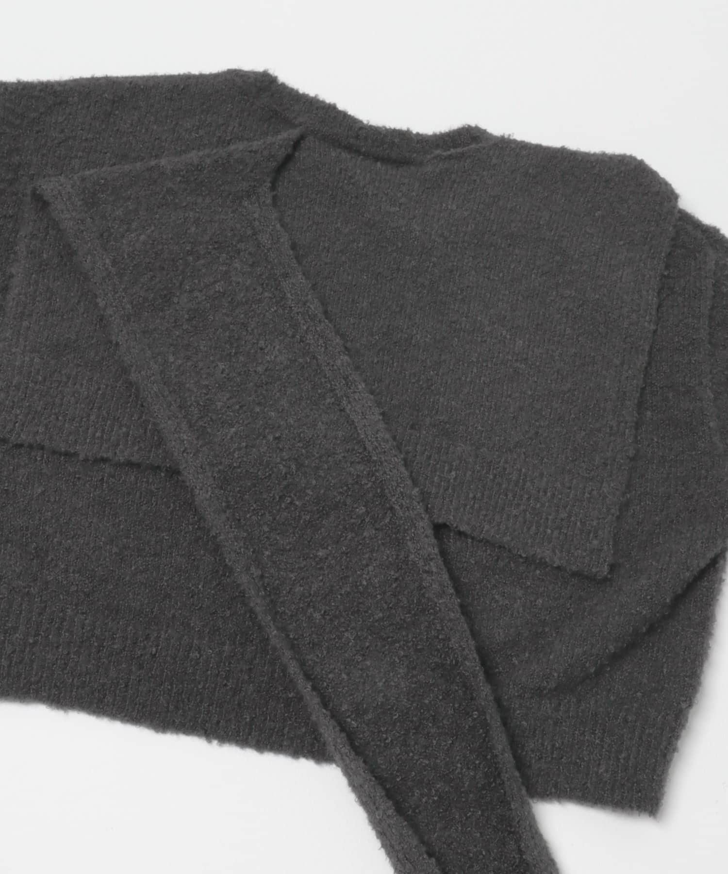 ノットレイヤードニット CHARCOAL One