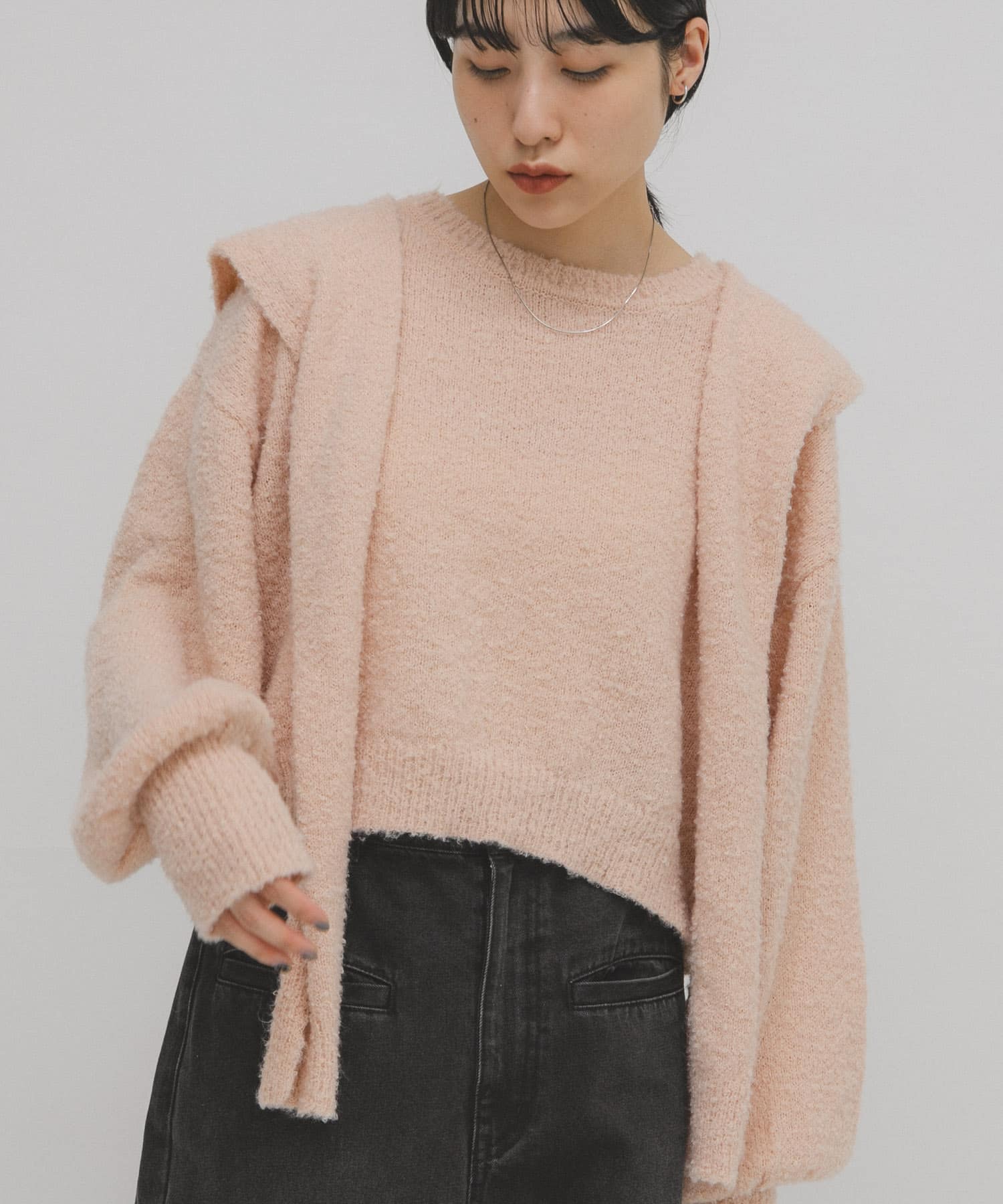身長：160cm サイズ：one