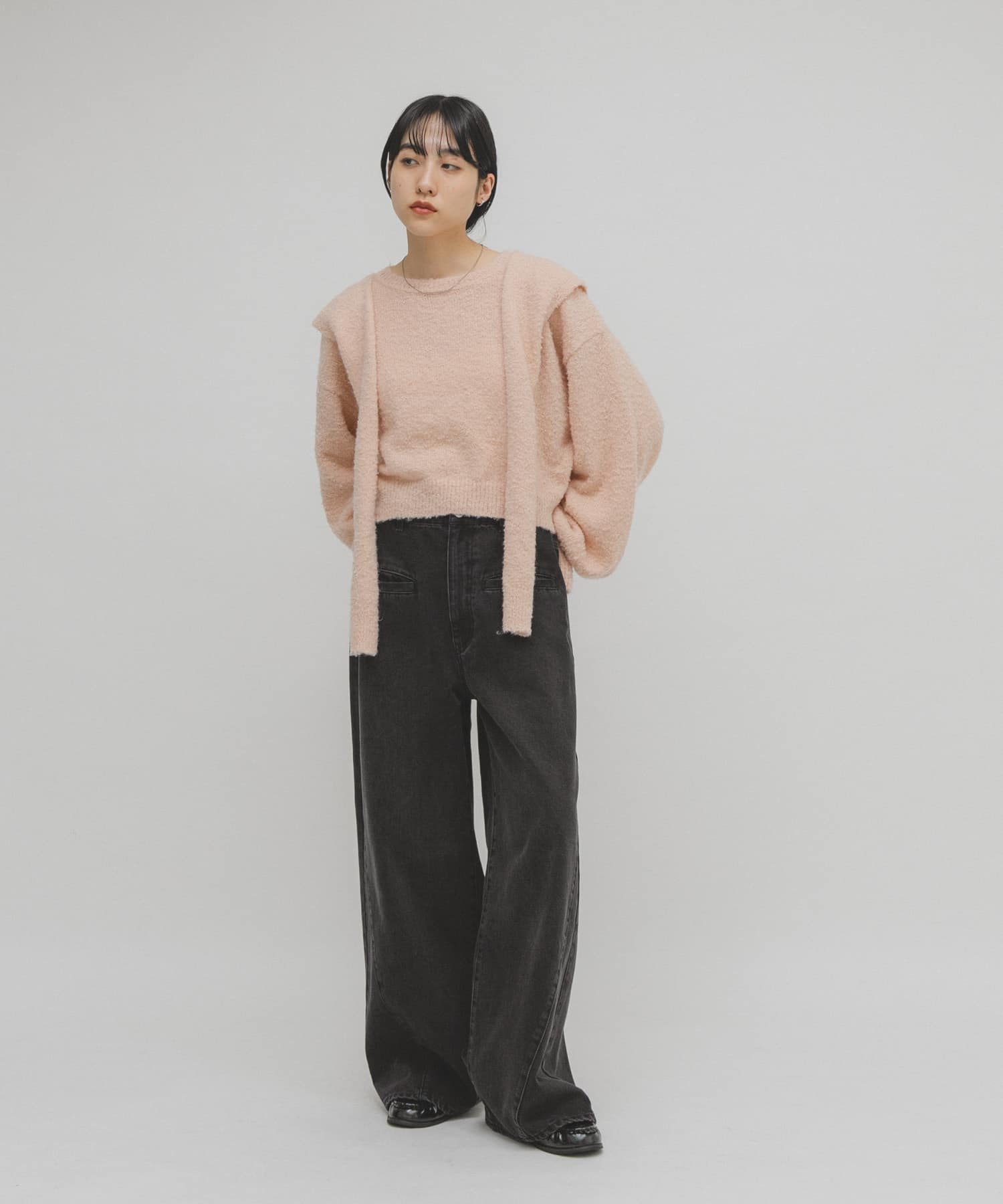 身長：160cm サイズ：one