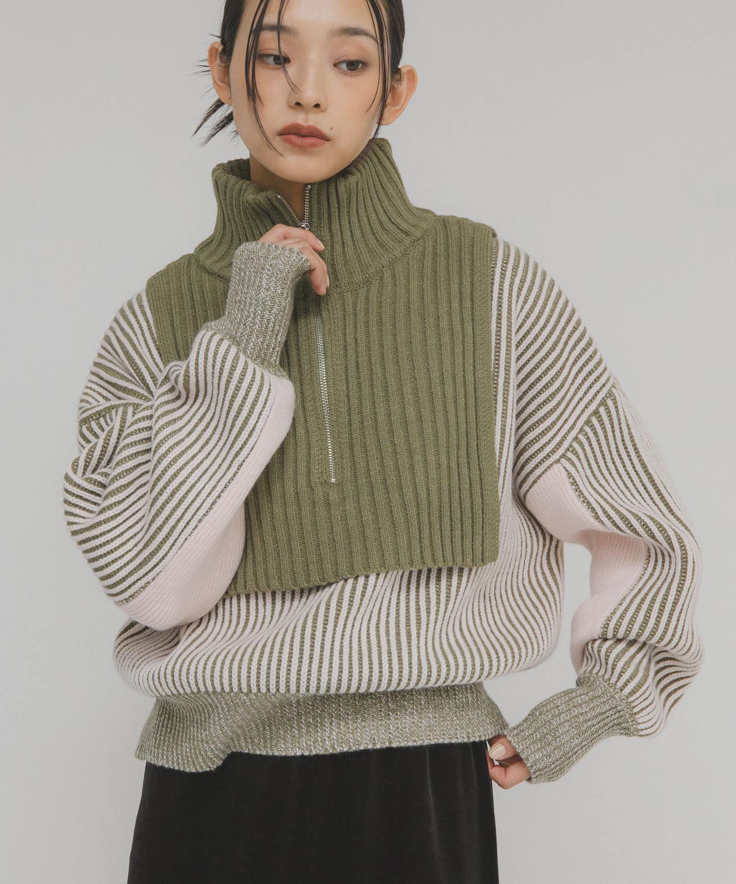 身長：163cm サイズ：one