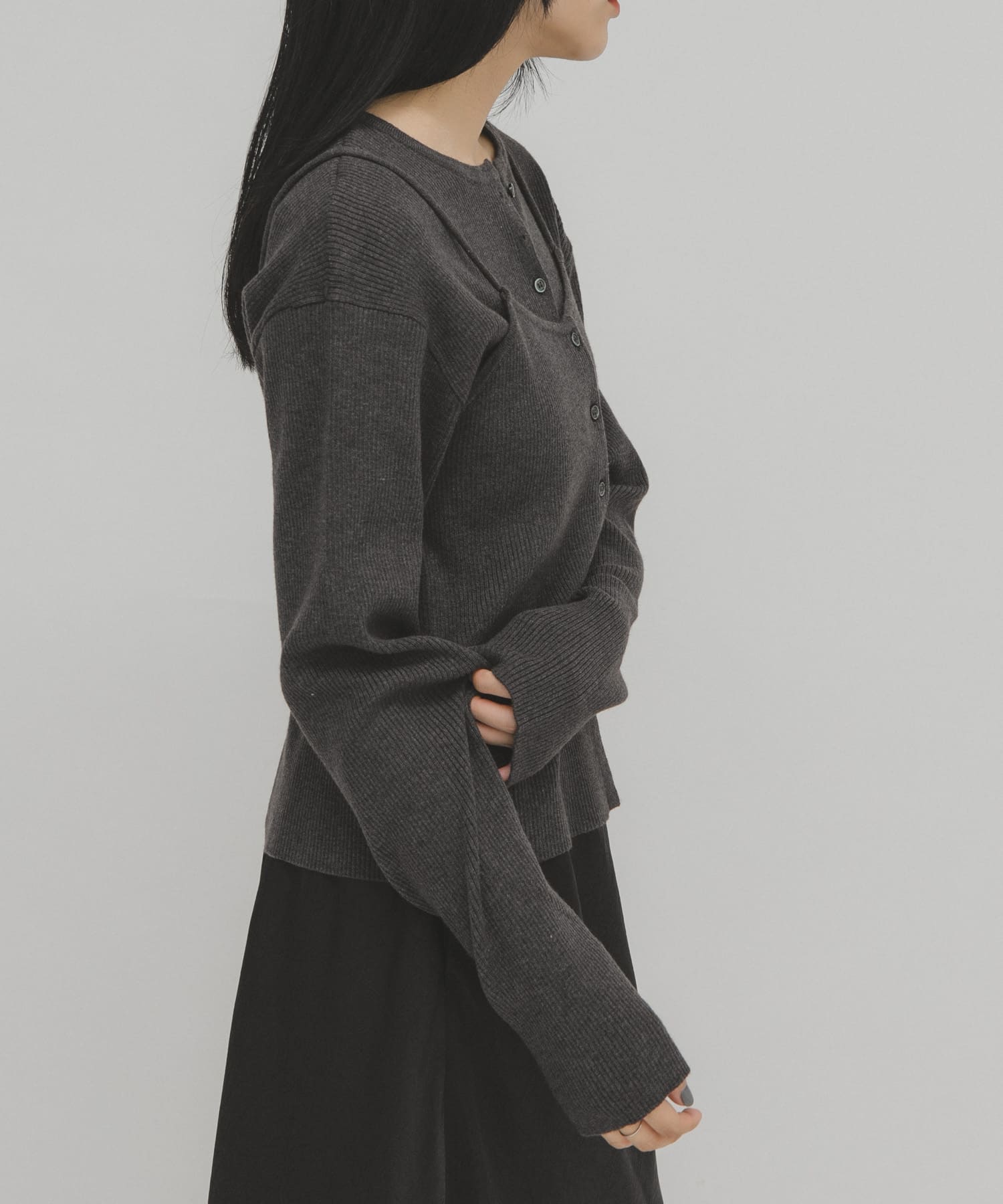 身長：160cm サイズ：one