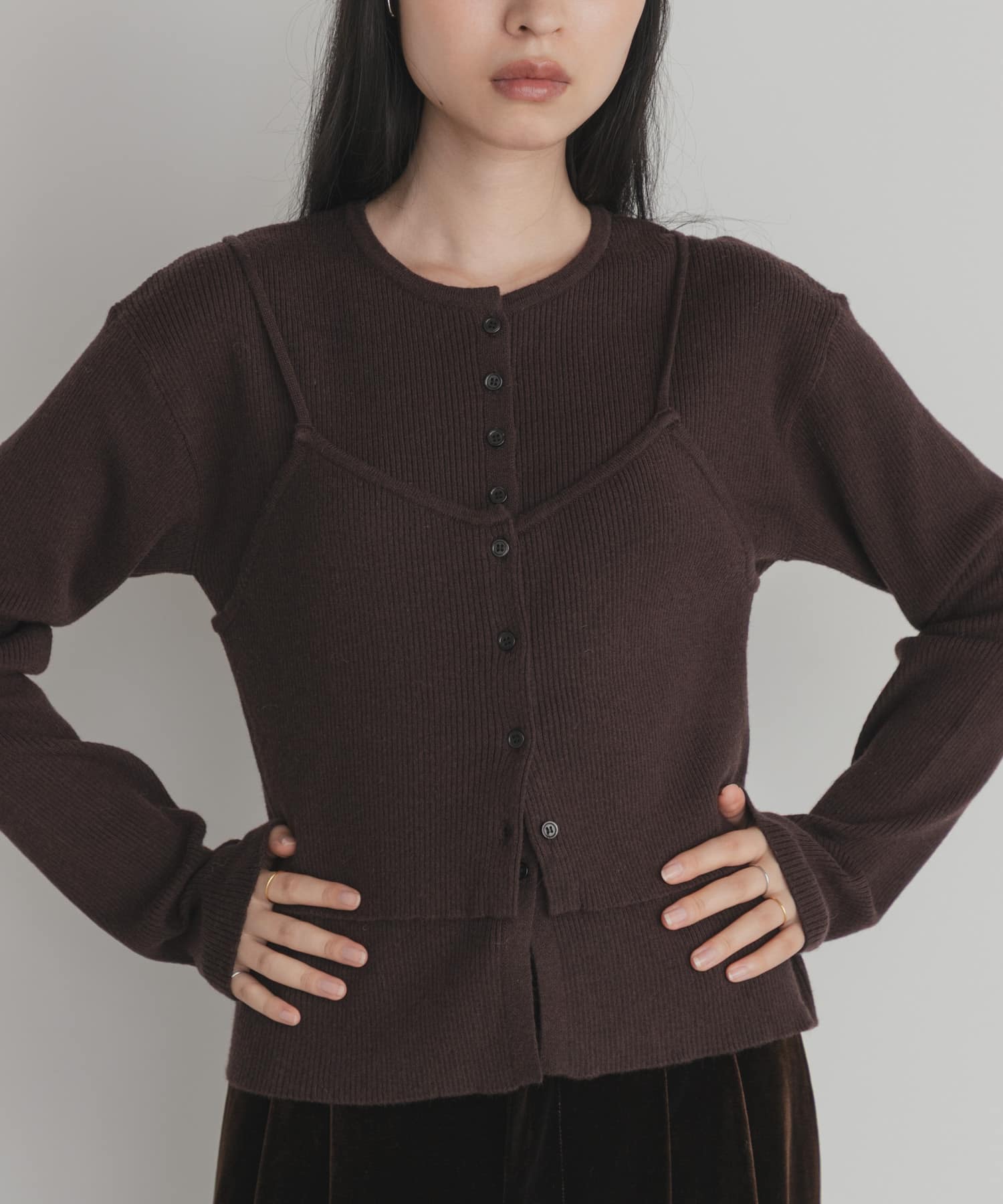 身長：169cm サイズ：one