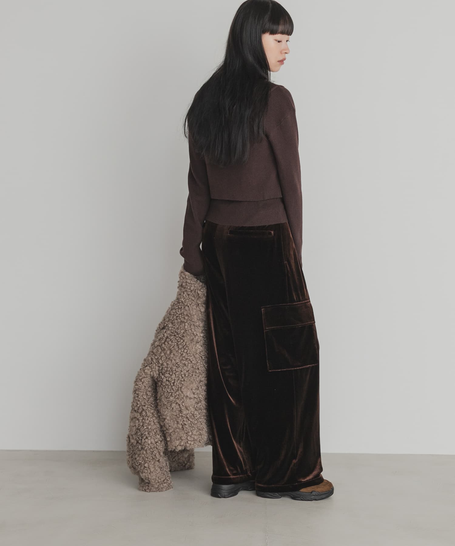 身長：169cm サイズ：one