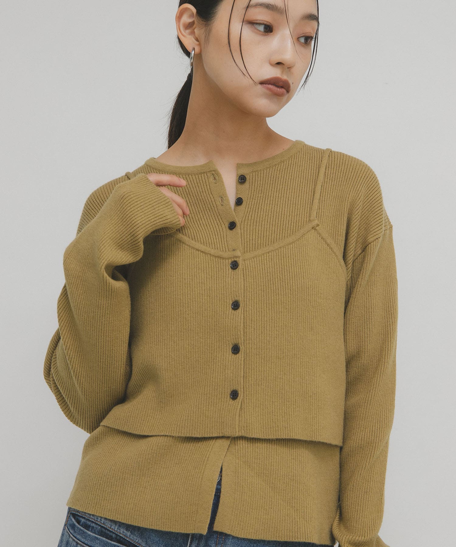 身長：160cm サイズ：one