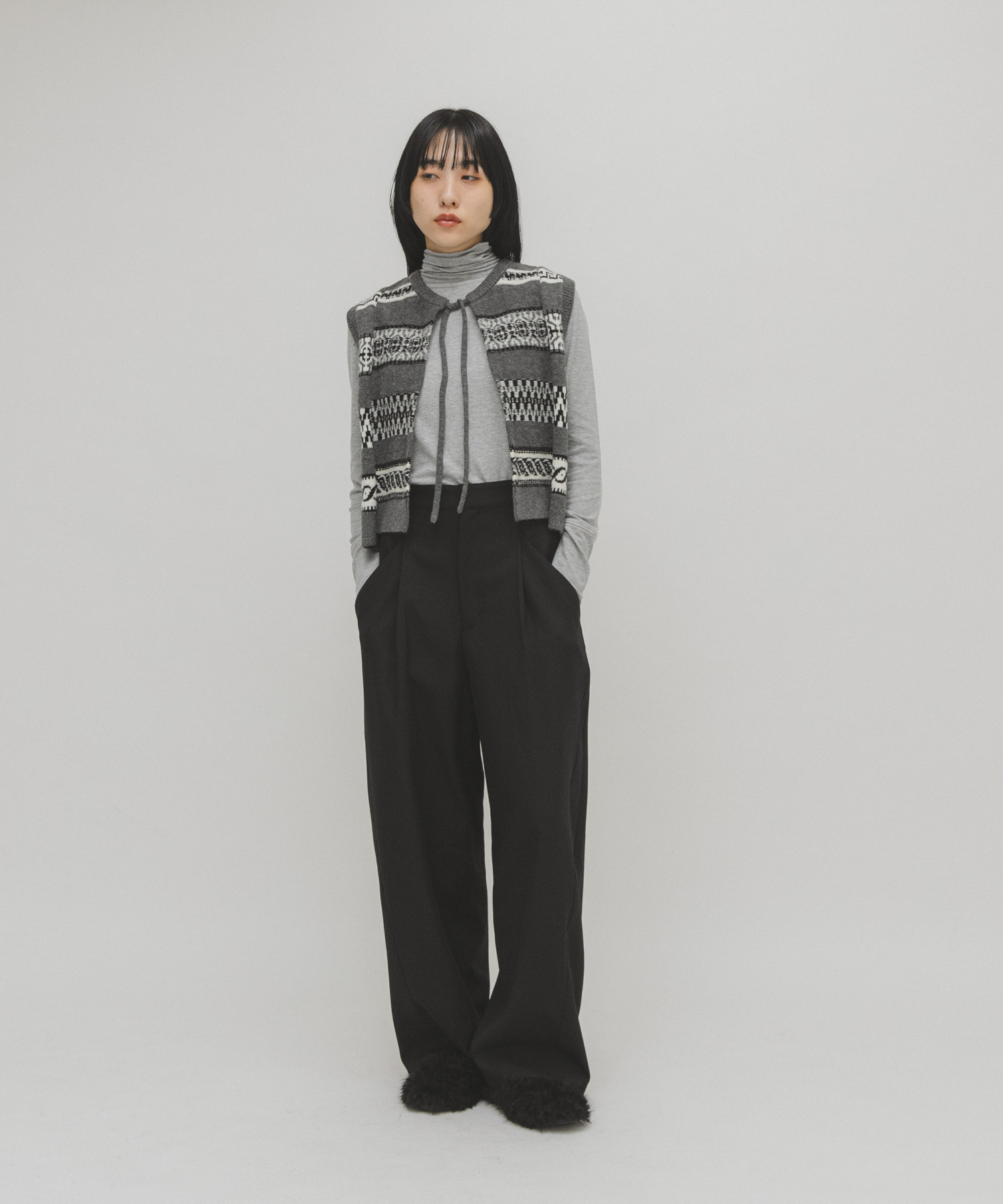 身長：160cm サイズ：one