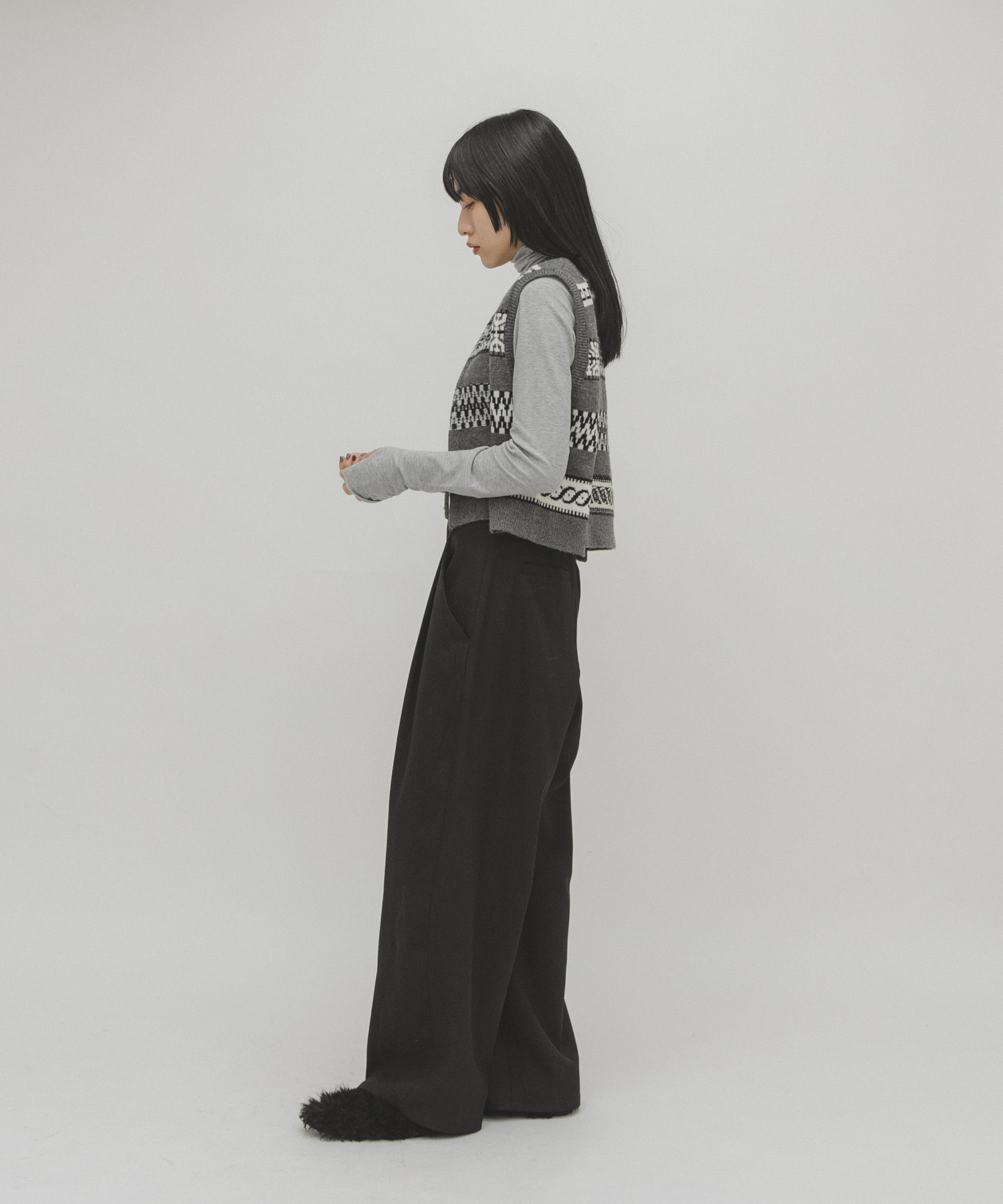 身長：160cm サイズ：one