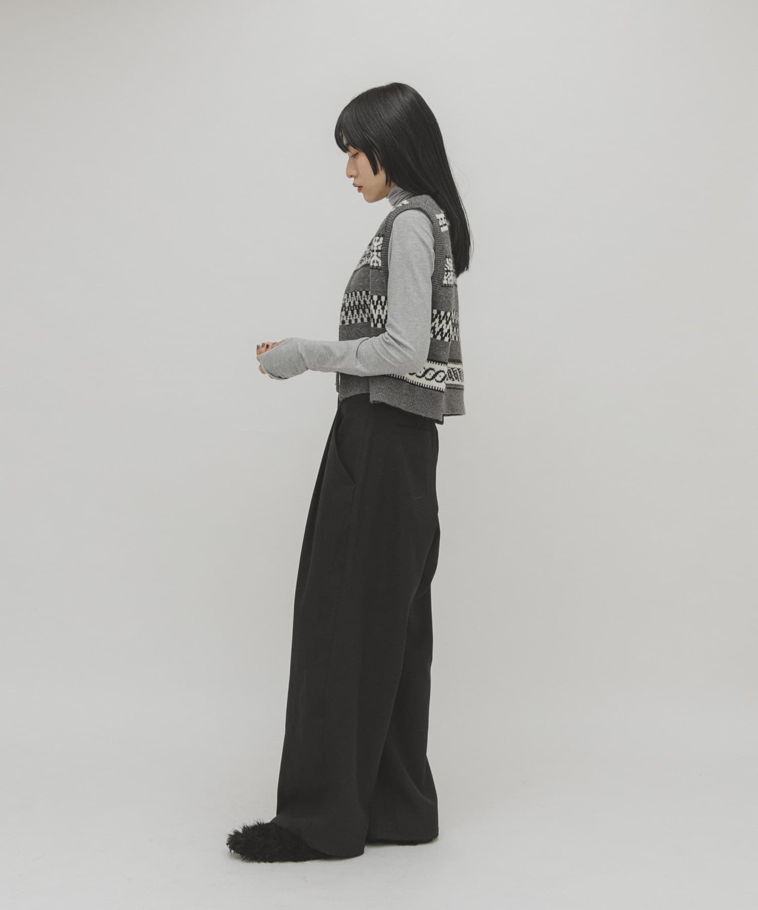 身長：160cm サイズ：one