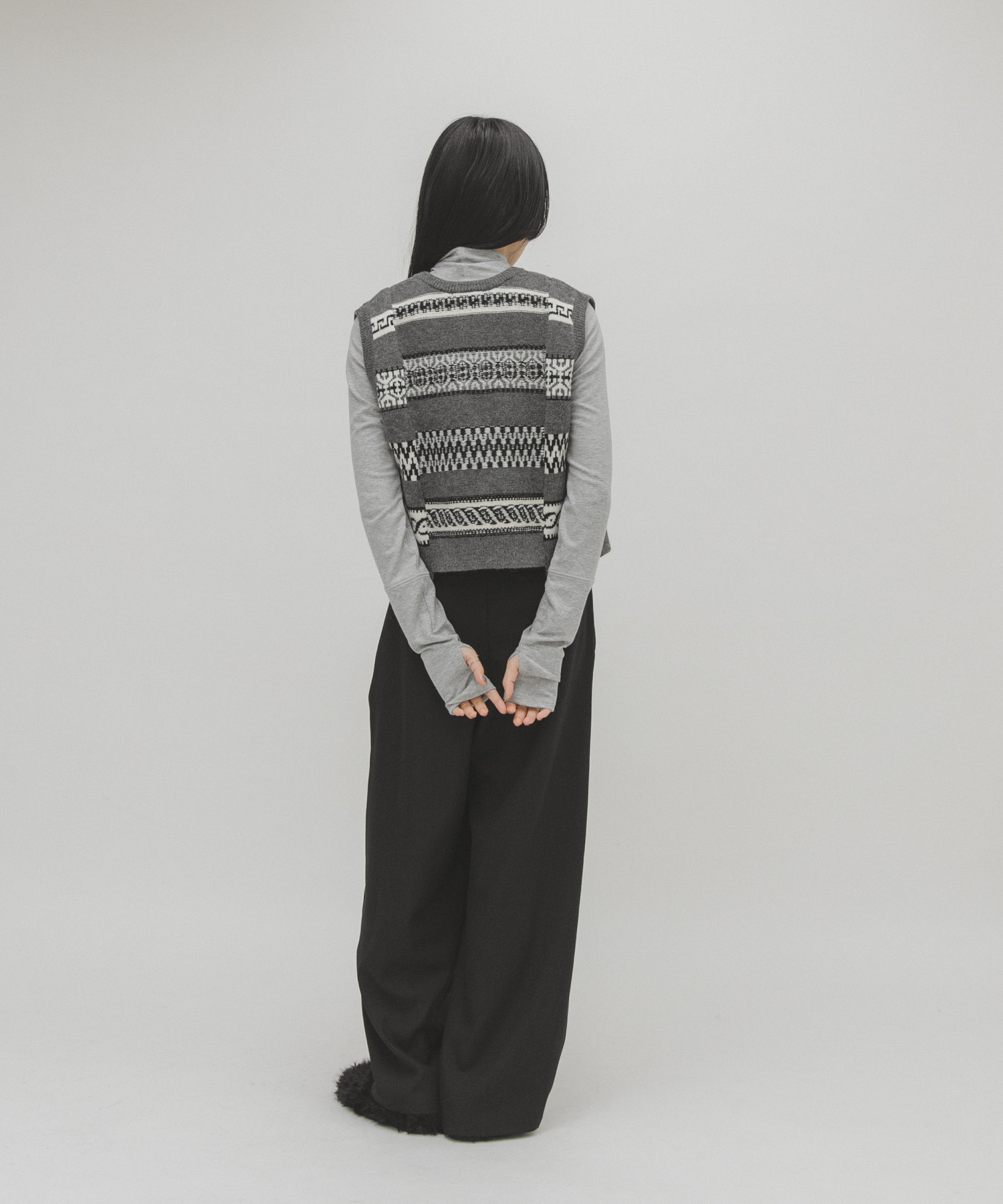 身長：160cm サイズ：one