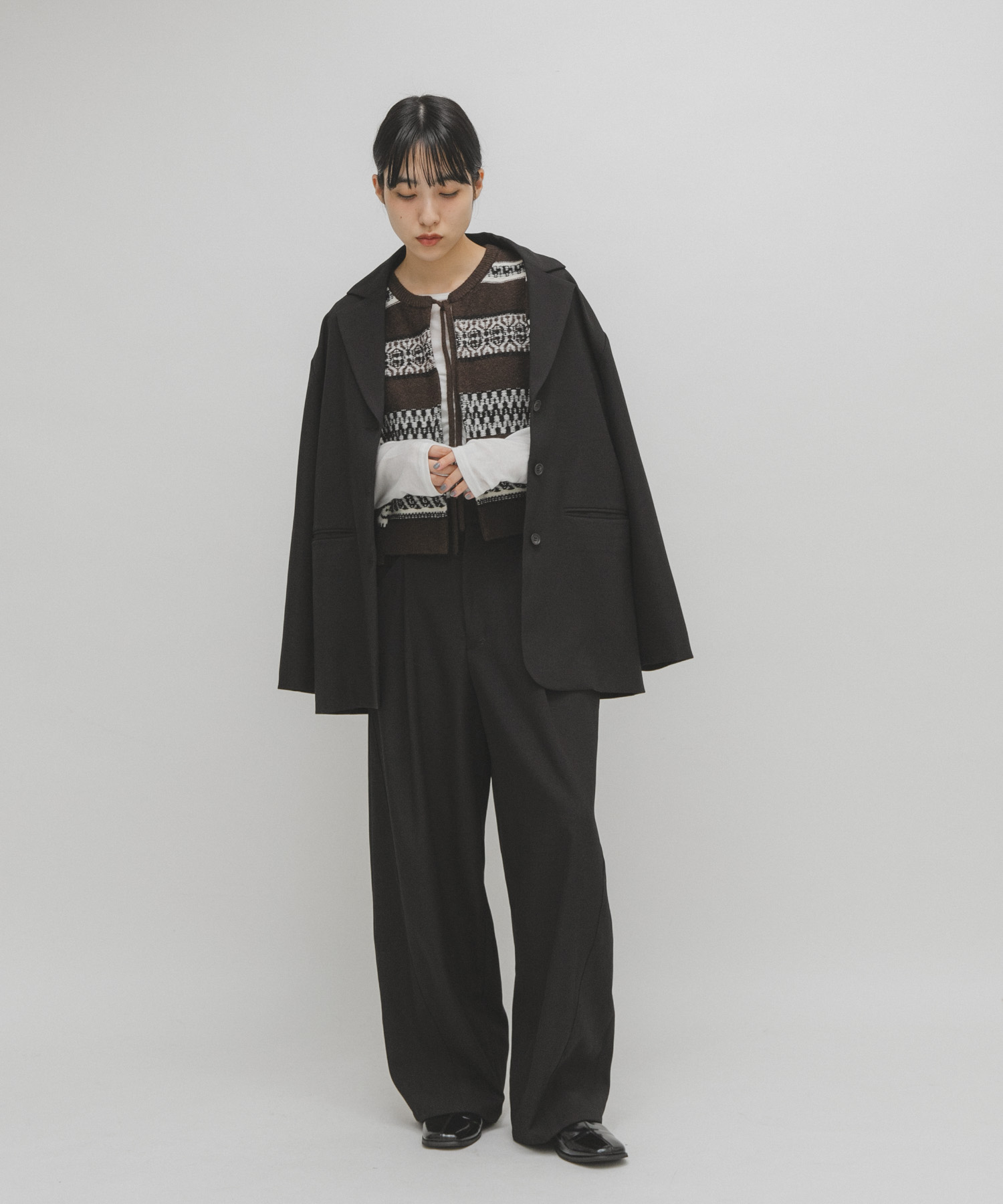 身長：160cm サイズ：one