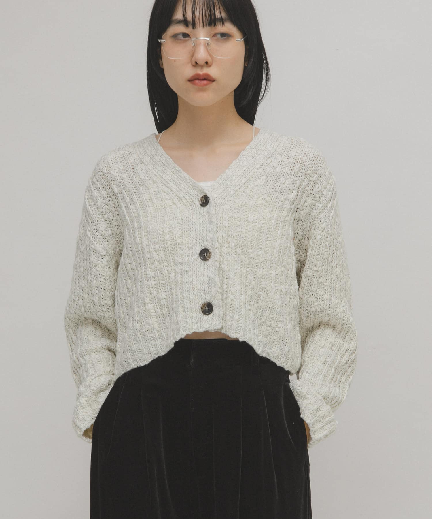 身長：160cm サイズ：one