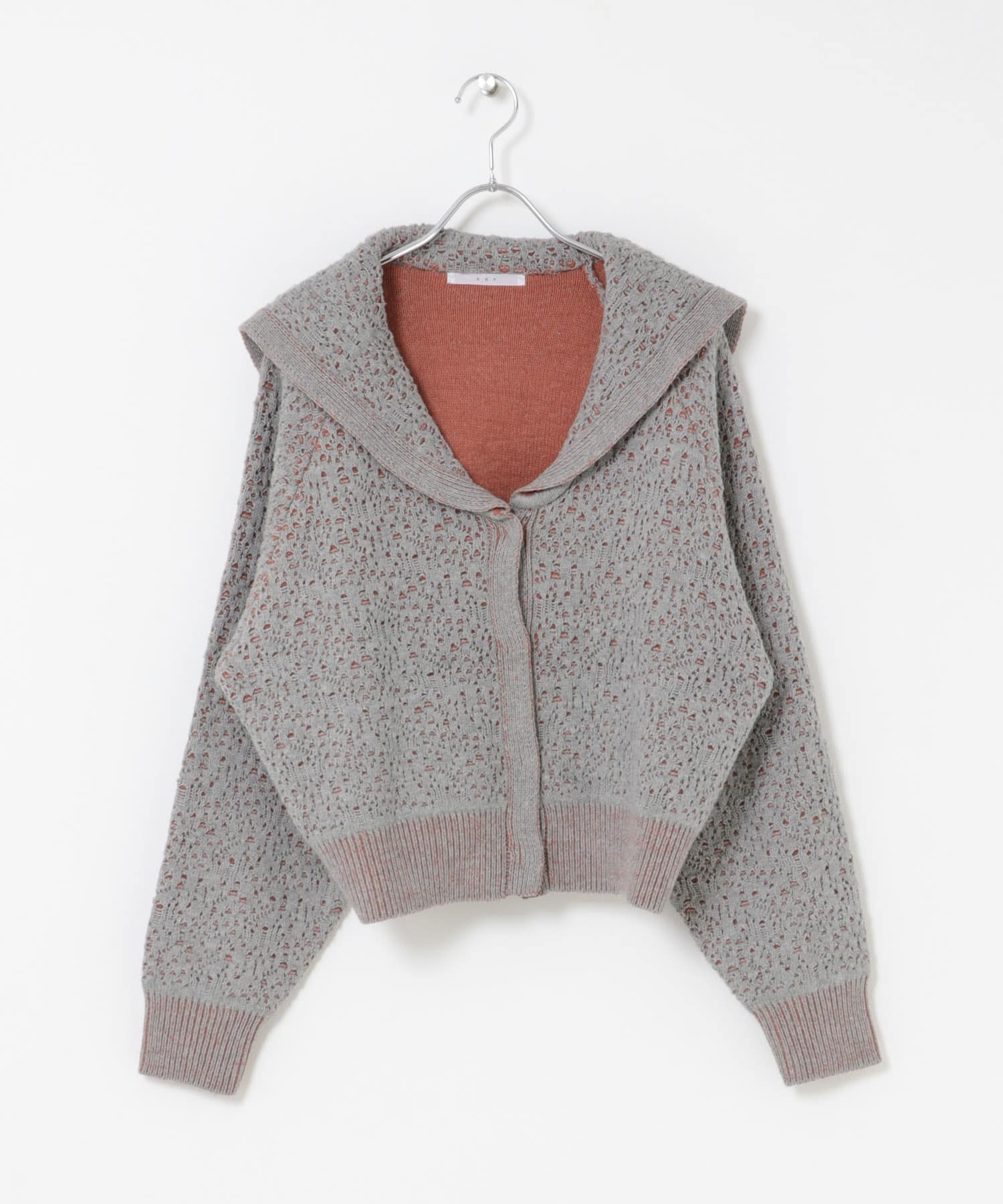 JQセーラーカーディガン GRAY×ORG One