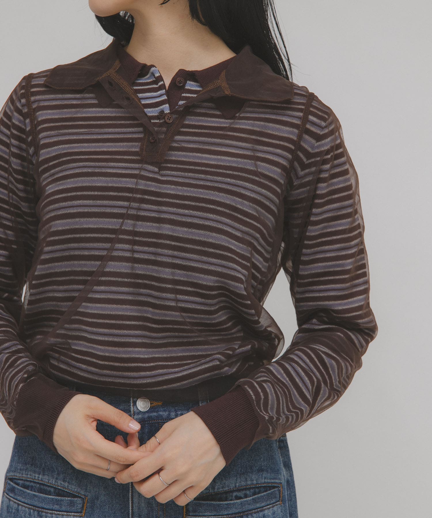 身長：160cm サイズ：one