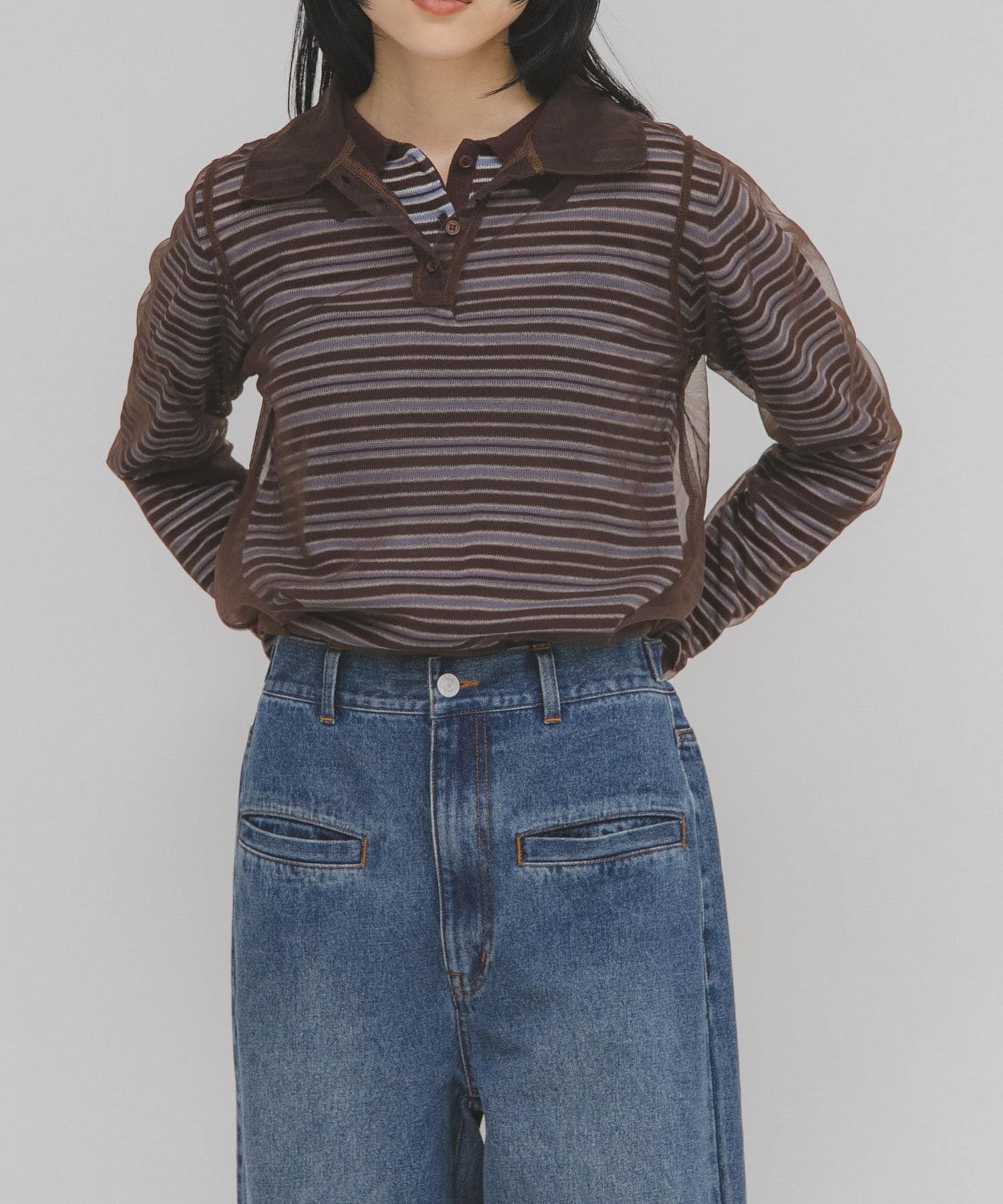 身長：160cm サイズ：one