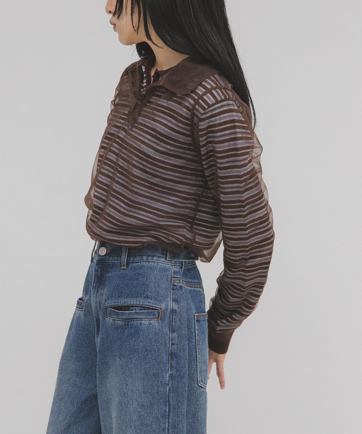 身長：160cm サイズ：one