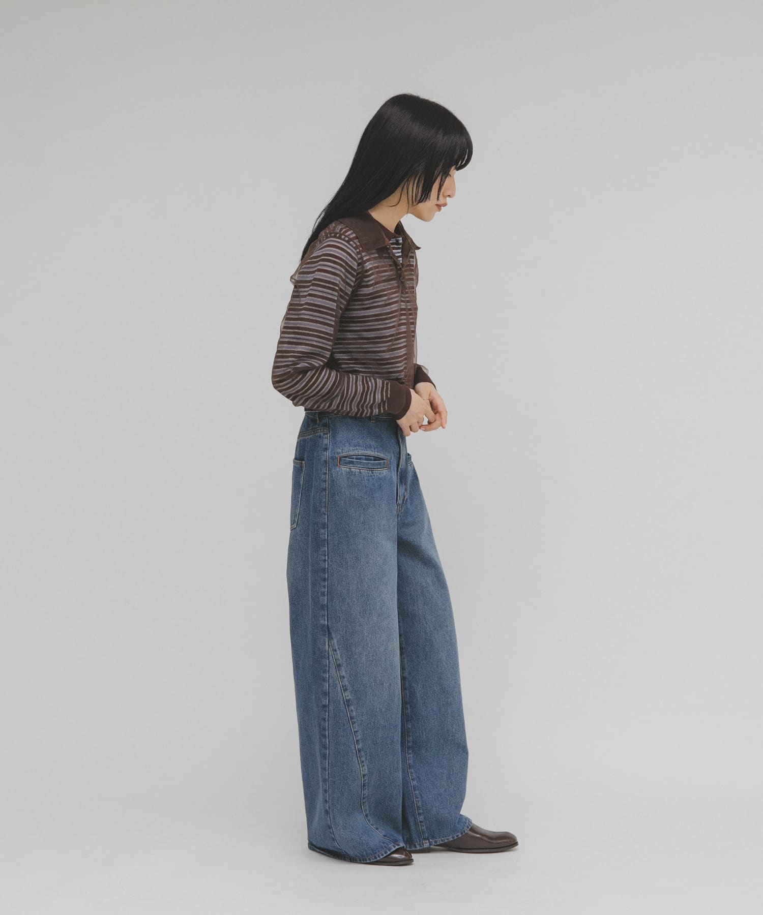 身長：153cm サイズ：one