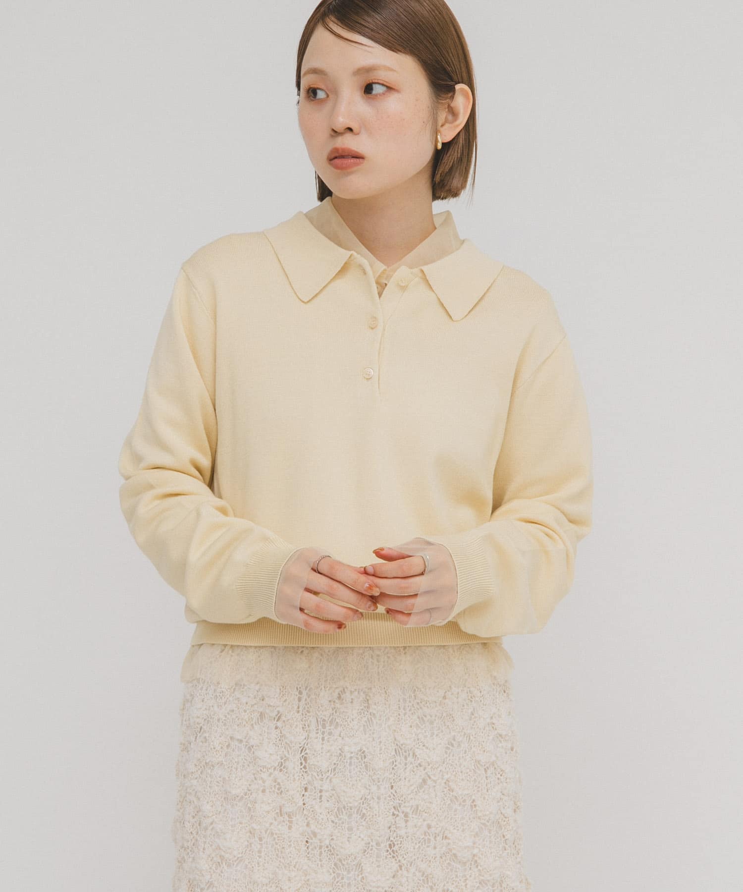 身長：153cm サイズ：one
