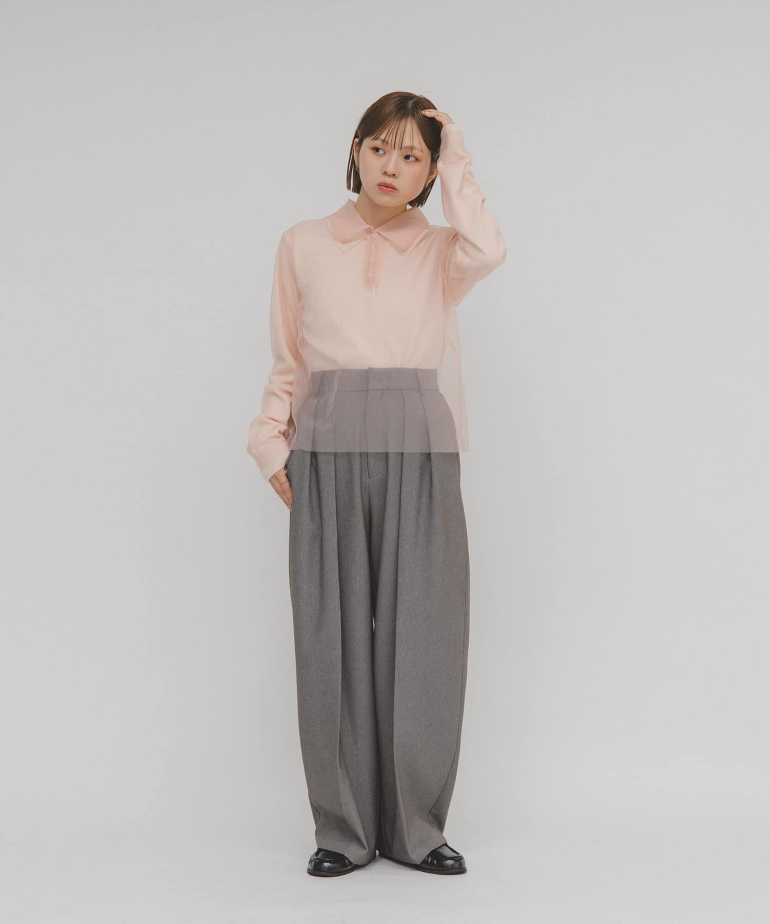 身長：153cm サイズ：one