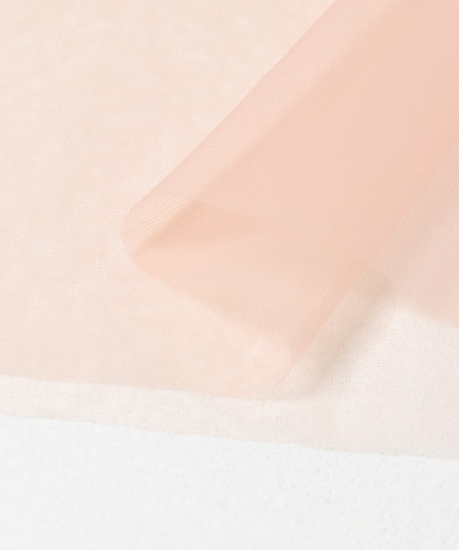 チュールレイヤードニットシャツ PINK One