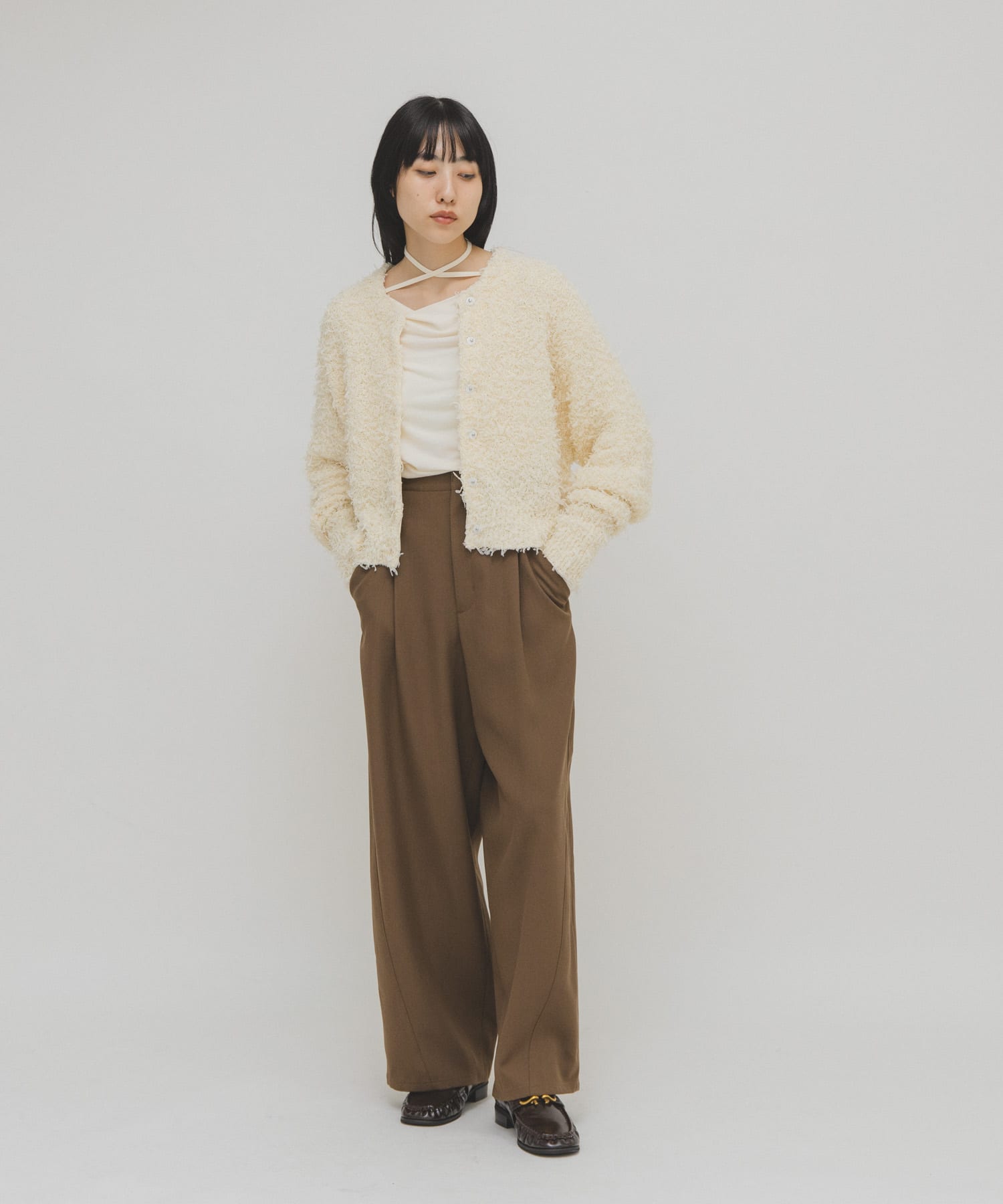 身長：160cm サイズ：one