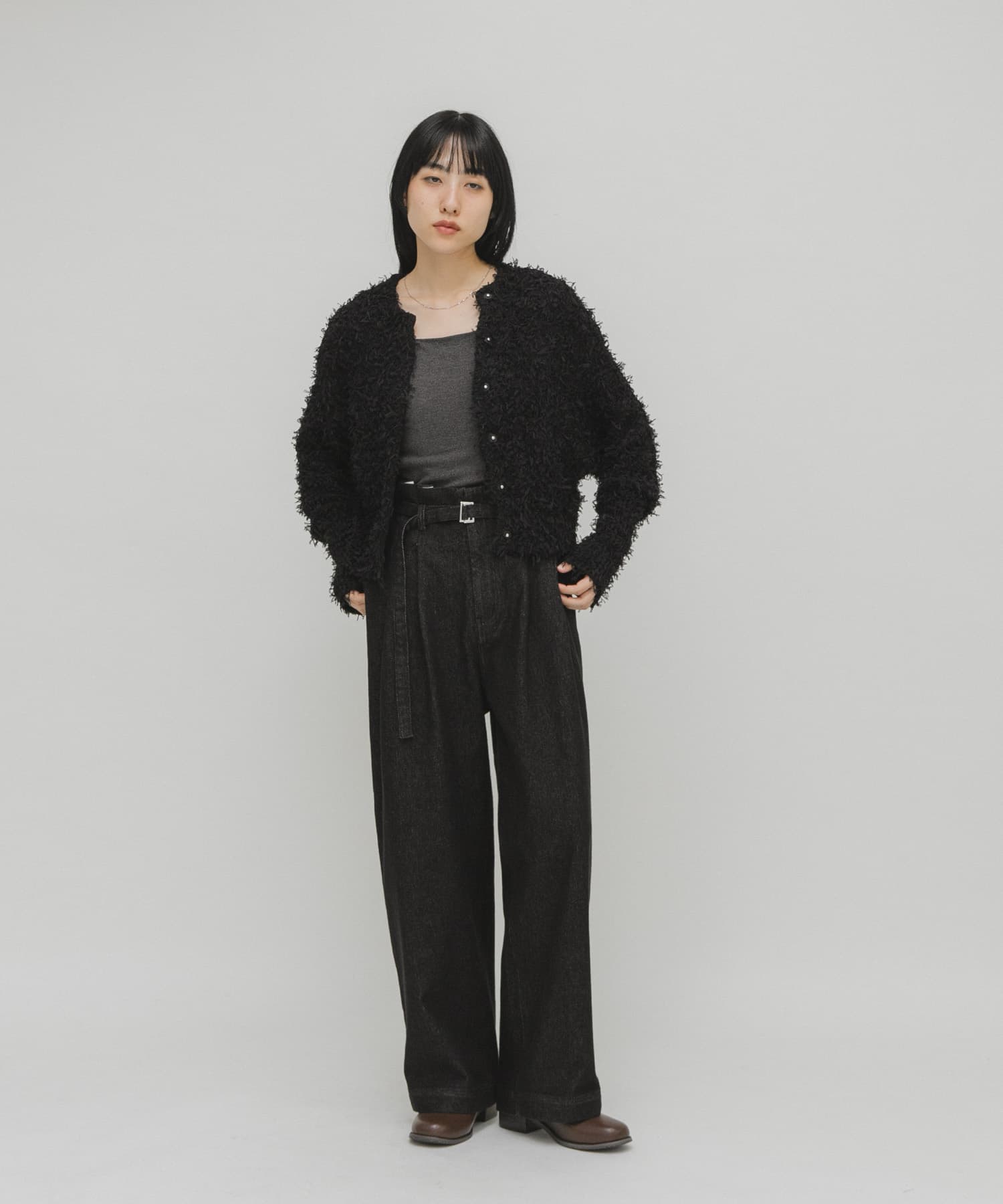 身長：160cm サイズ：one