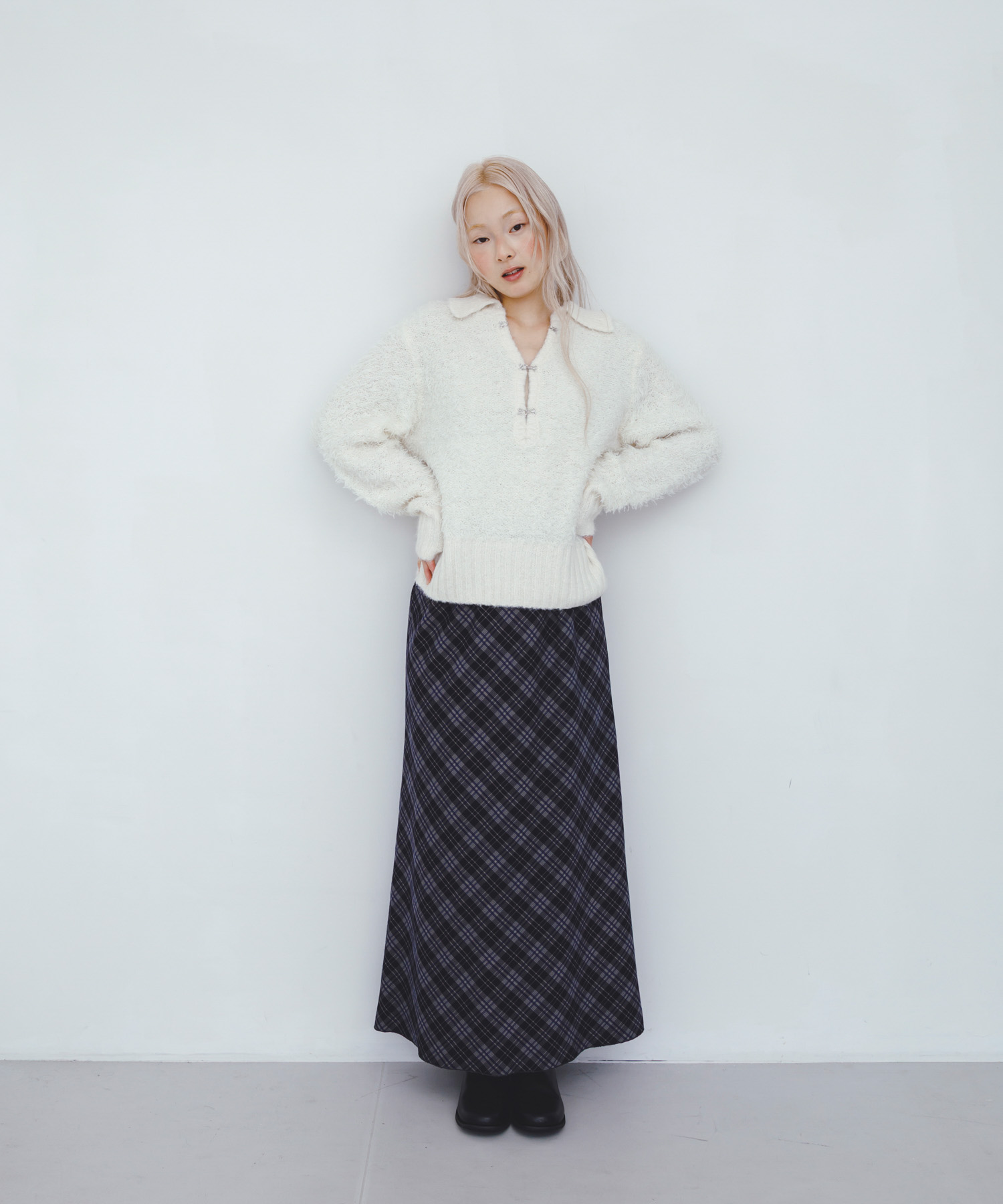 身長：160cm サイズ：one