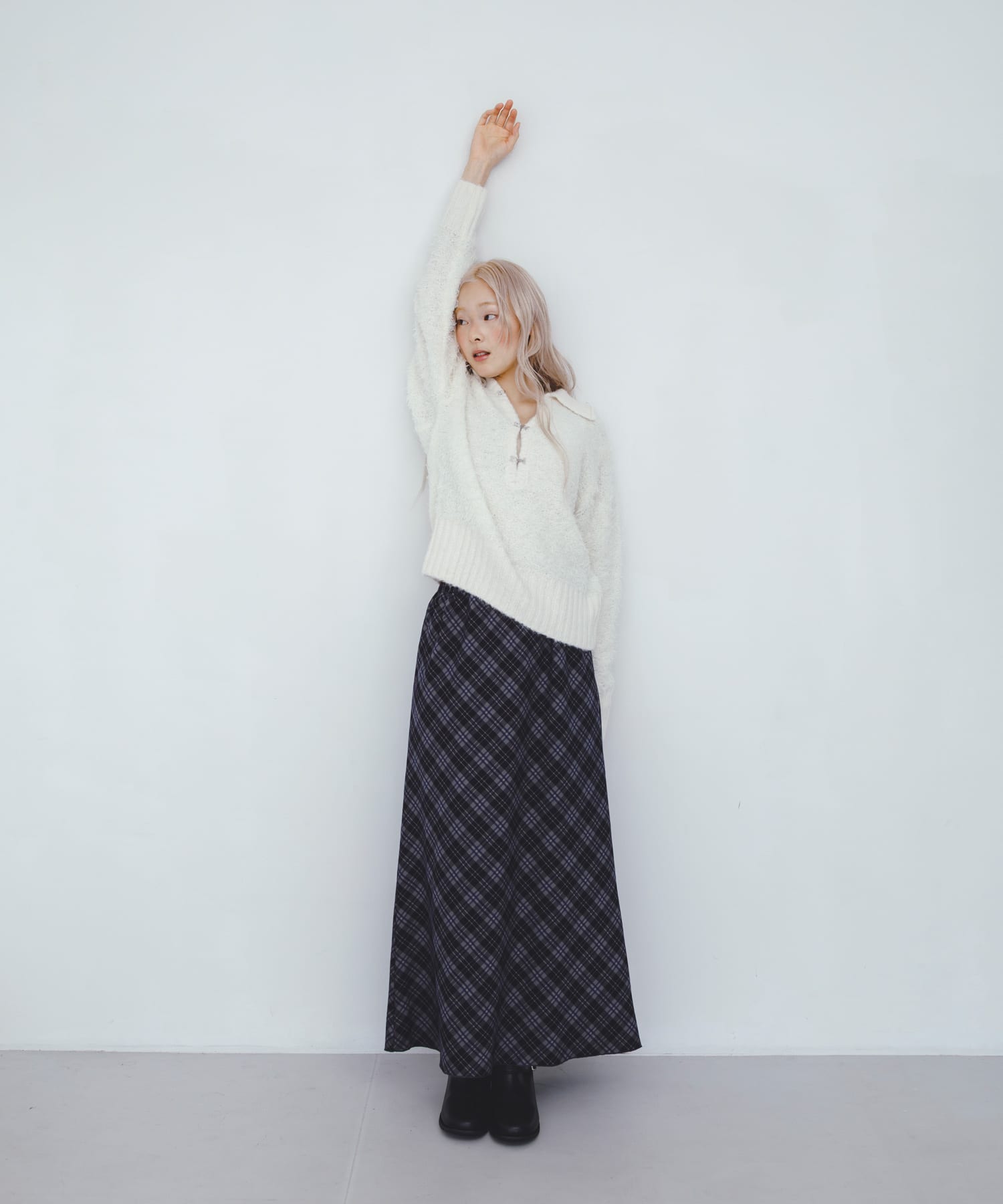 身長：160cm サイズ：one