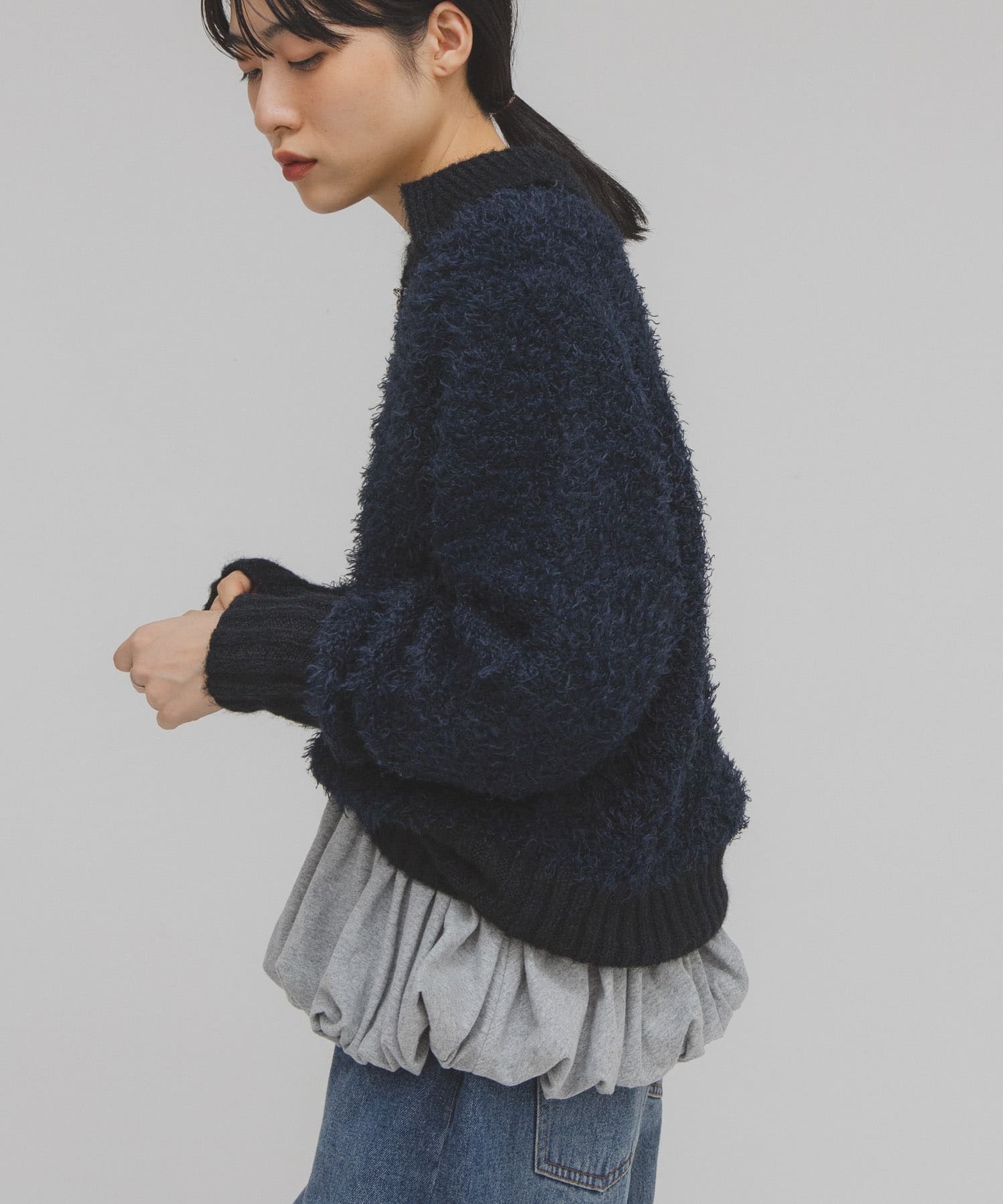 身長：160cm サイズ：one