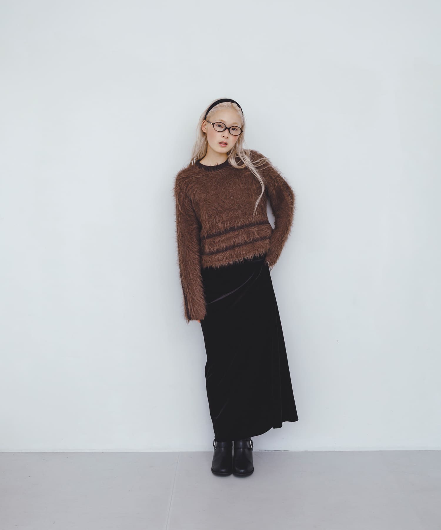 身長：160cm サイズ：one