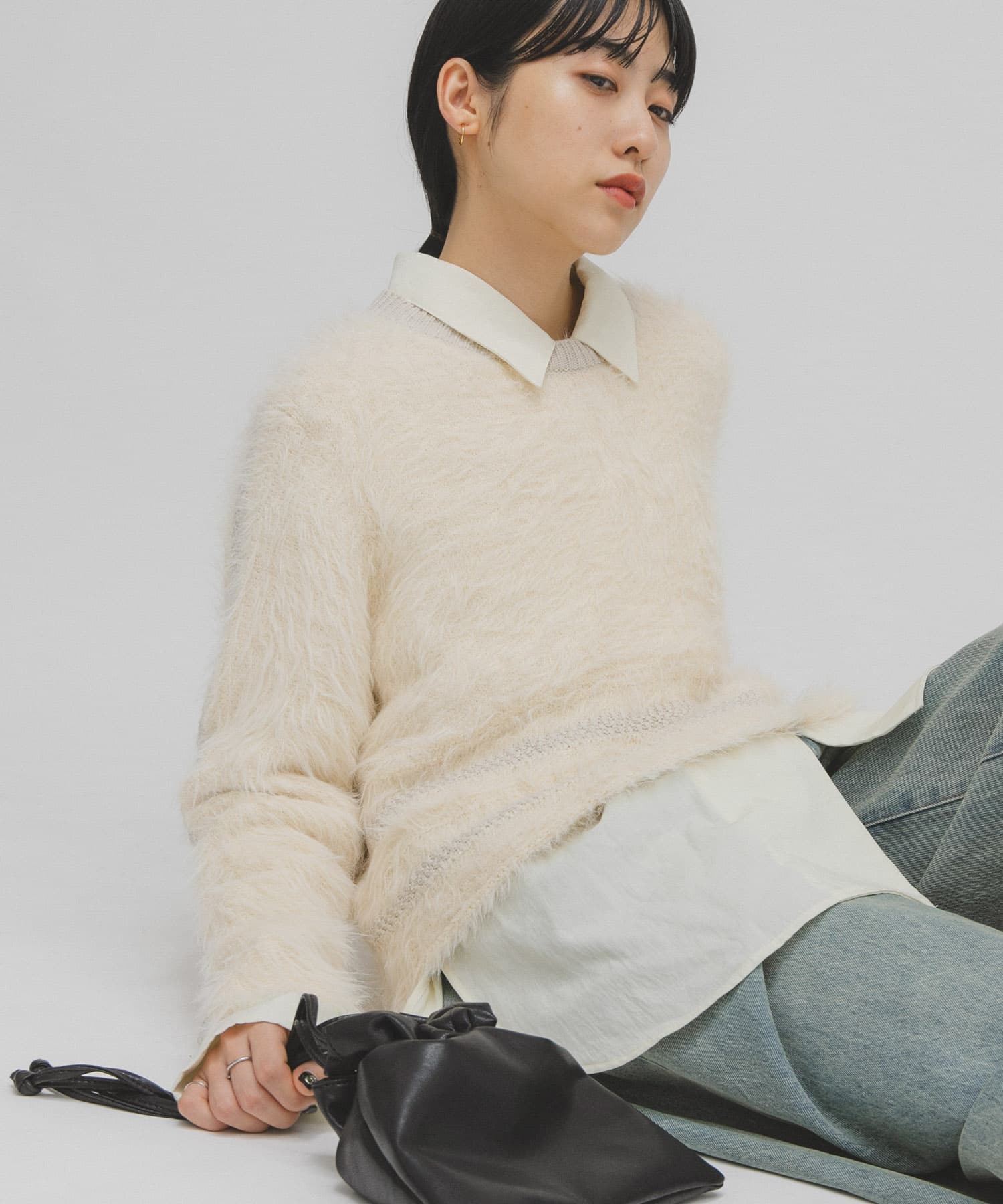 身長：160cm サイズ：one
