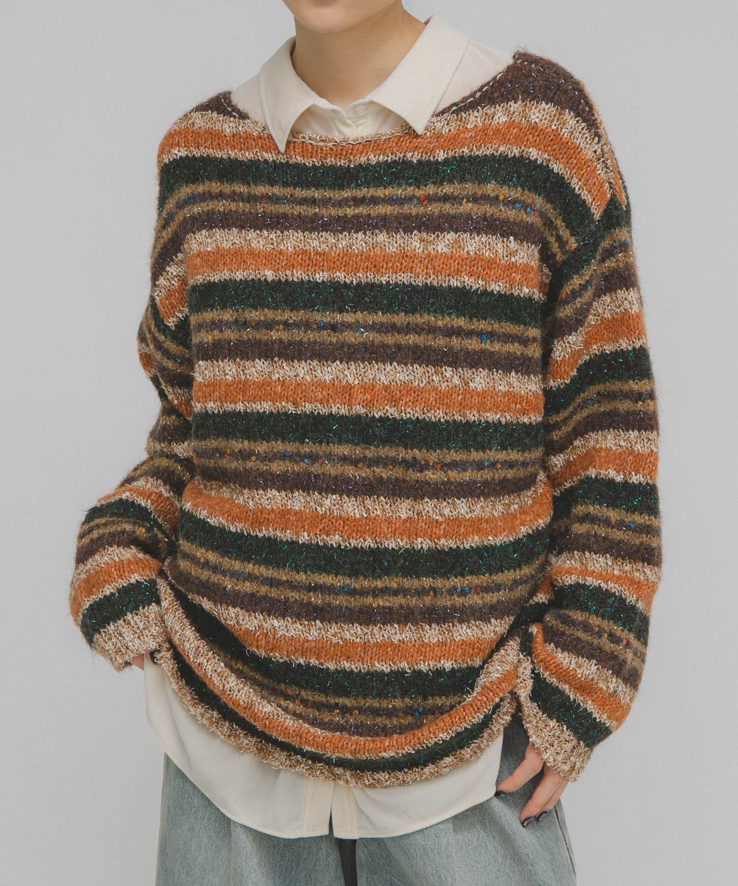 身長：160cm サイズ：one