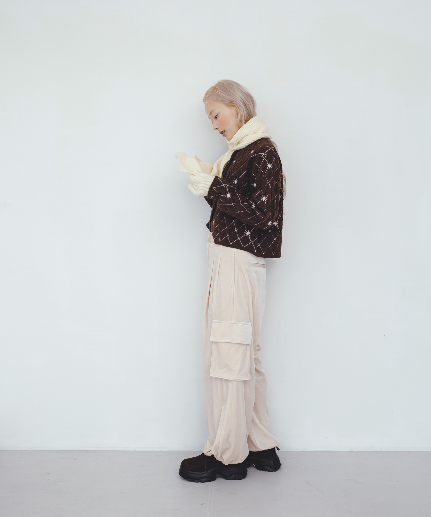 身長：160cm サイズ：one