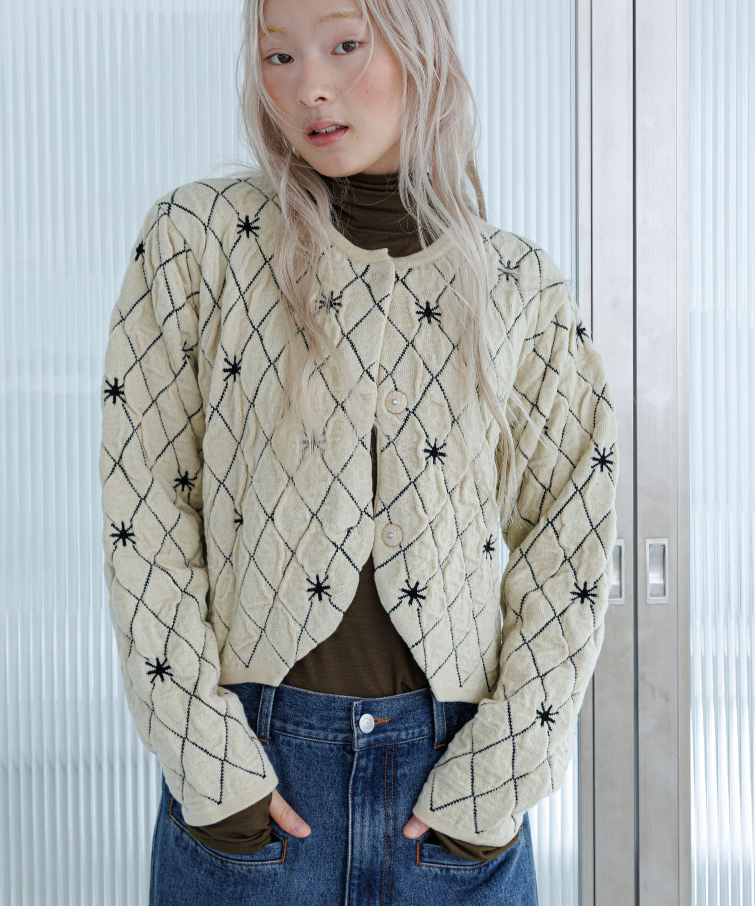 身長：160cm サイズ：one