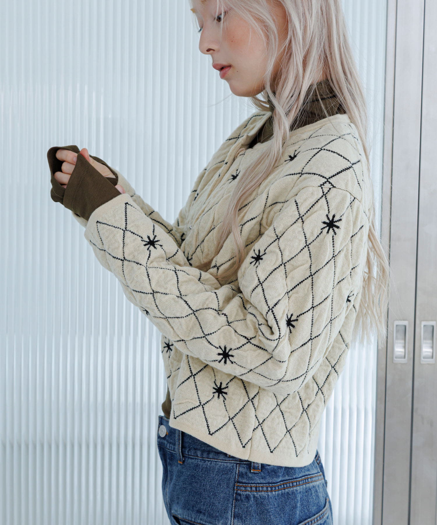 身長：160cm サイズ：one