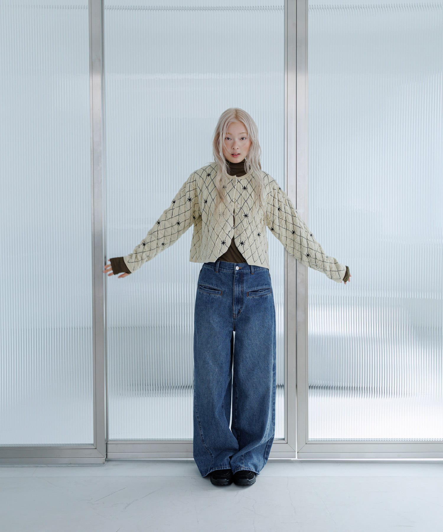 身長：160cm サイズ：one