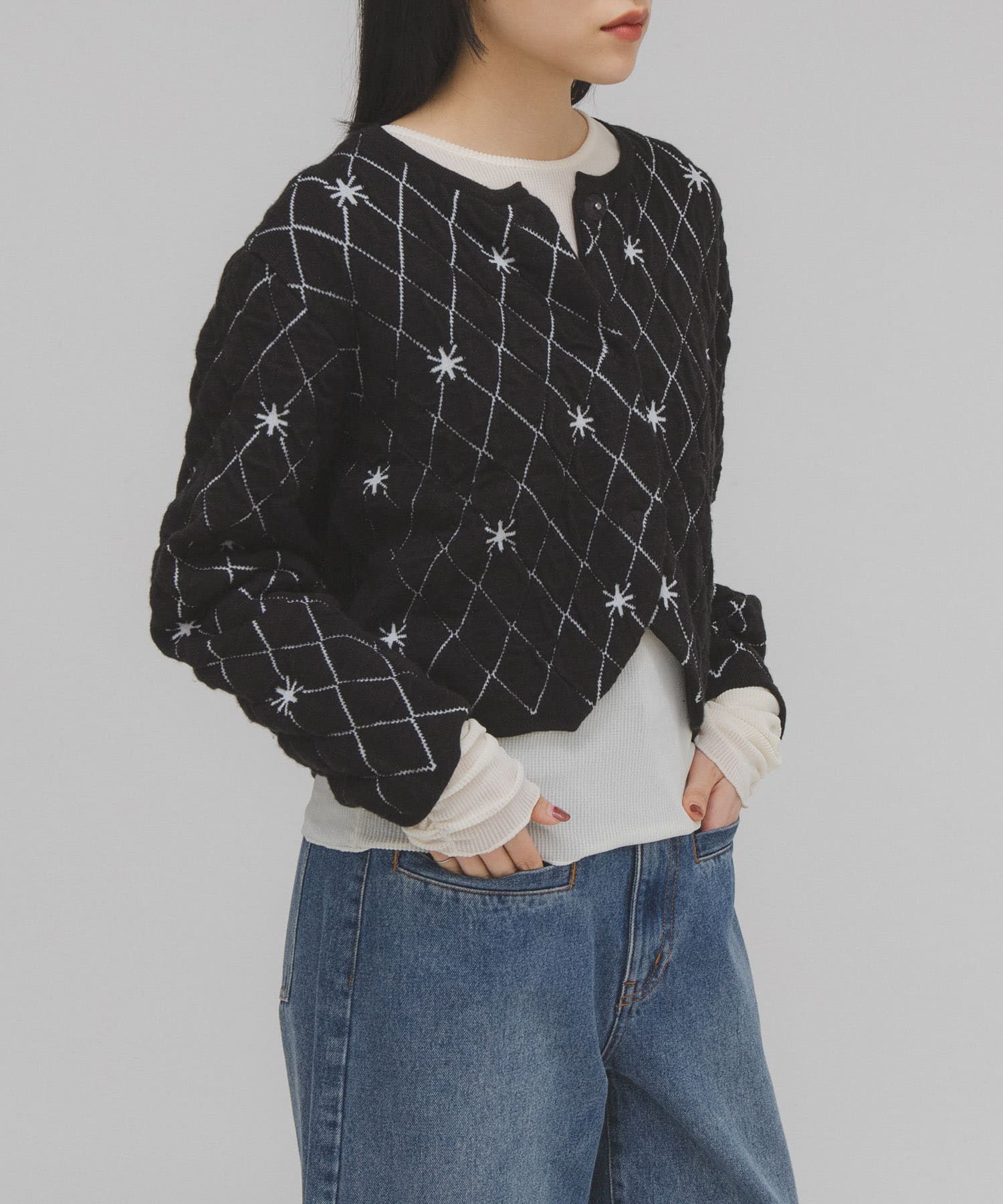 身長：160cm サイズ：one