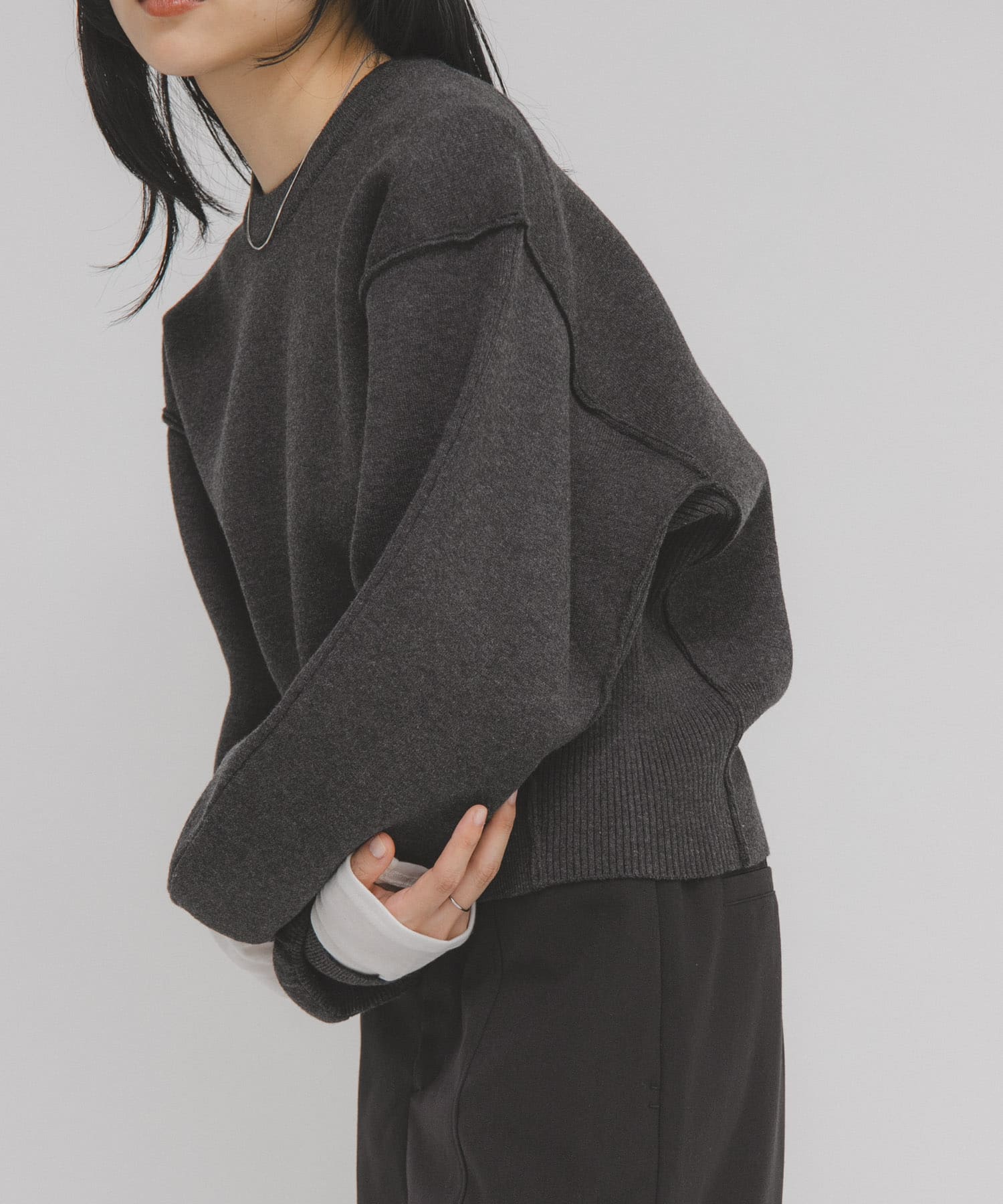 身長：160cm サイズ：one