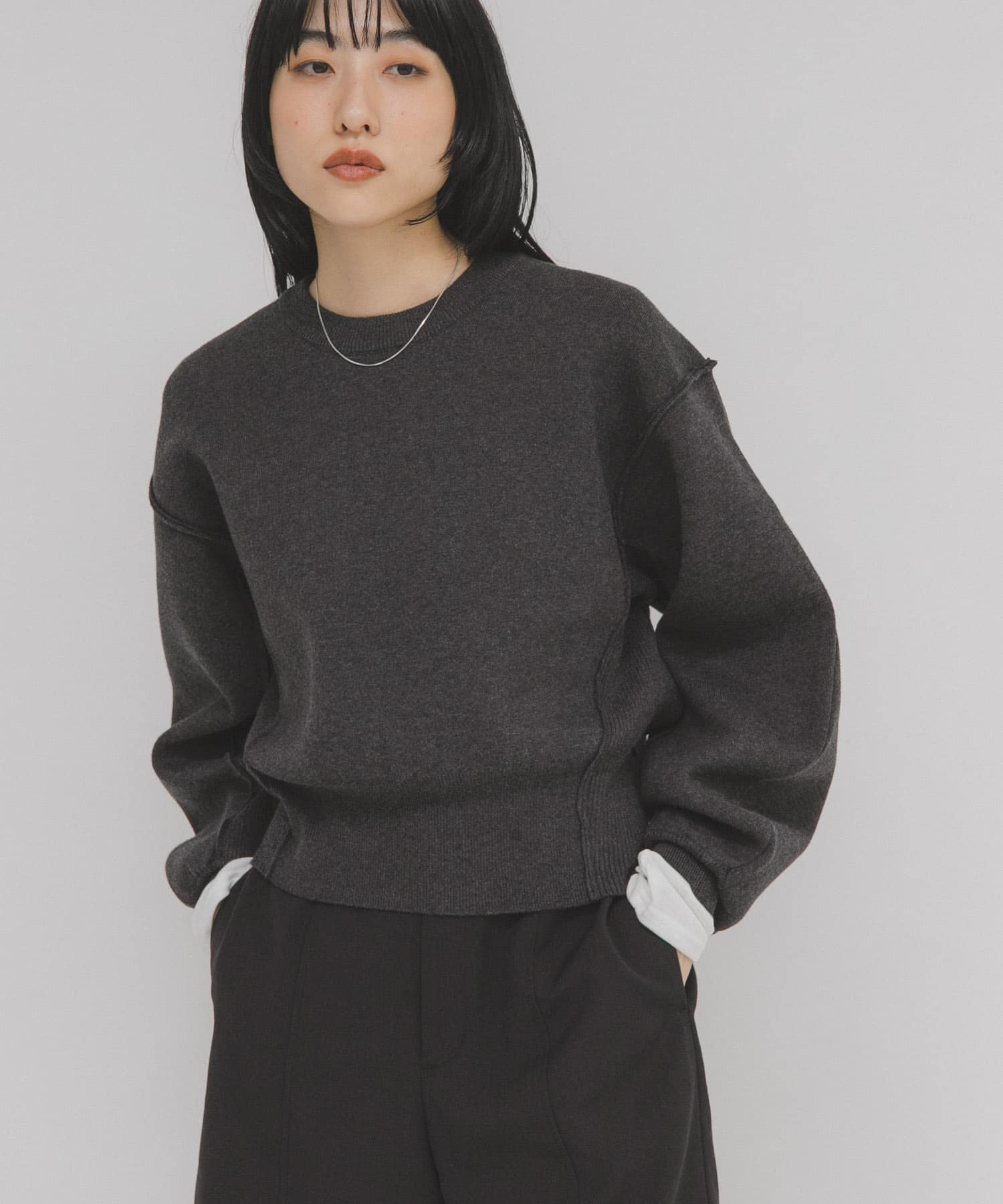 身長：160cm サイズ：one