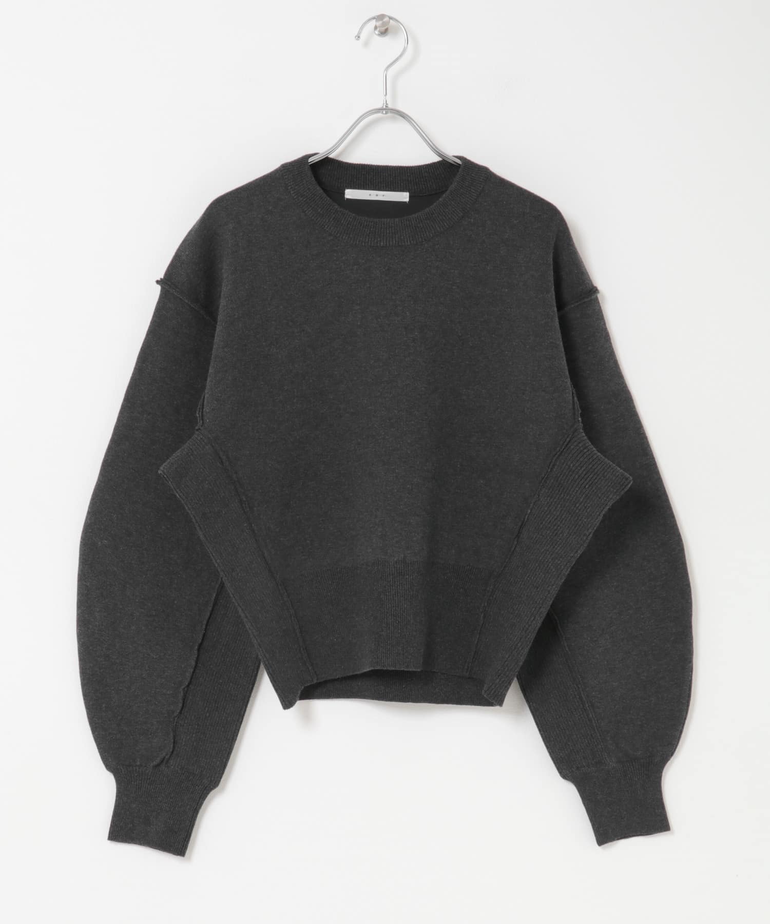 スウェットライクニット CHARCOAL One