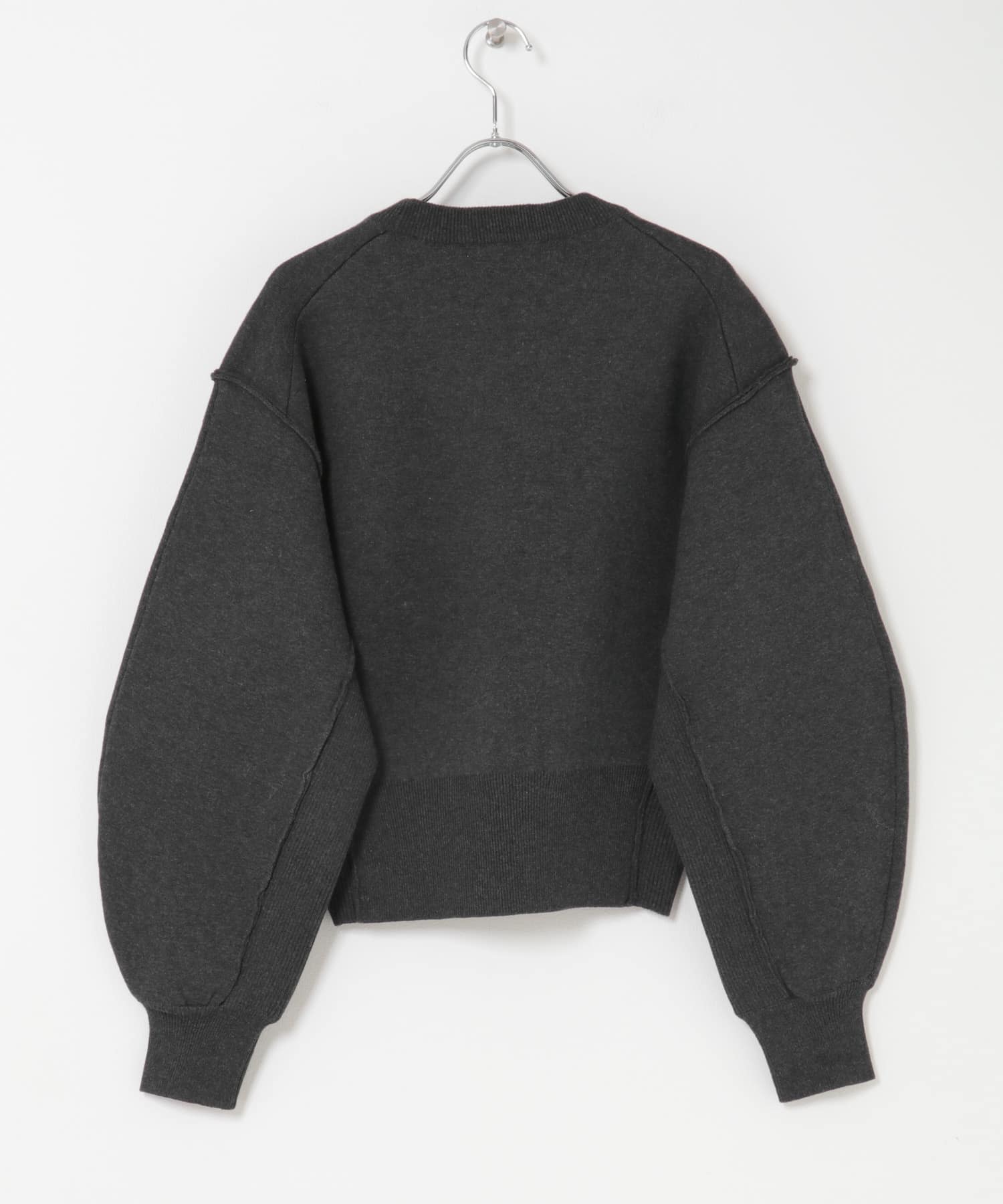 スウェットライクニット CHARCOAL One