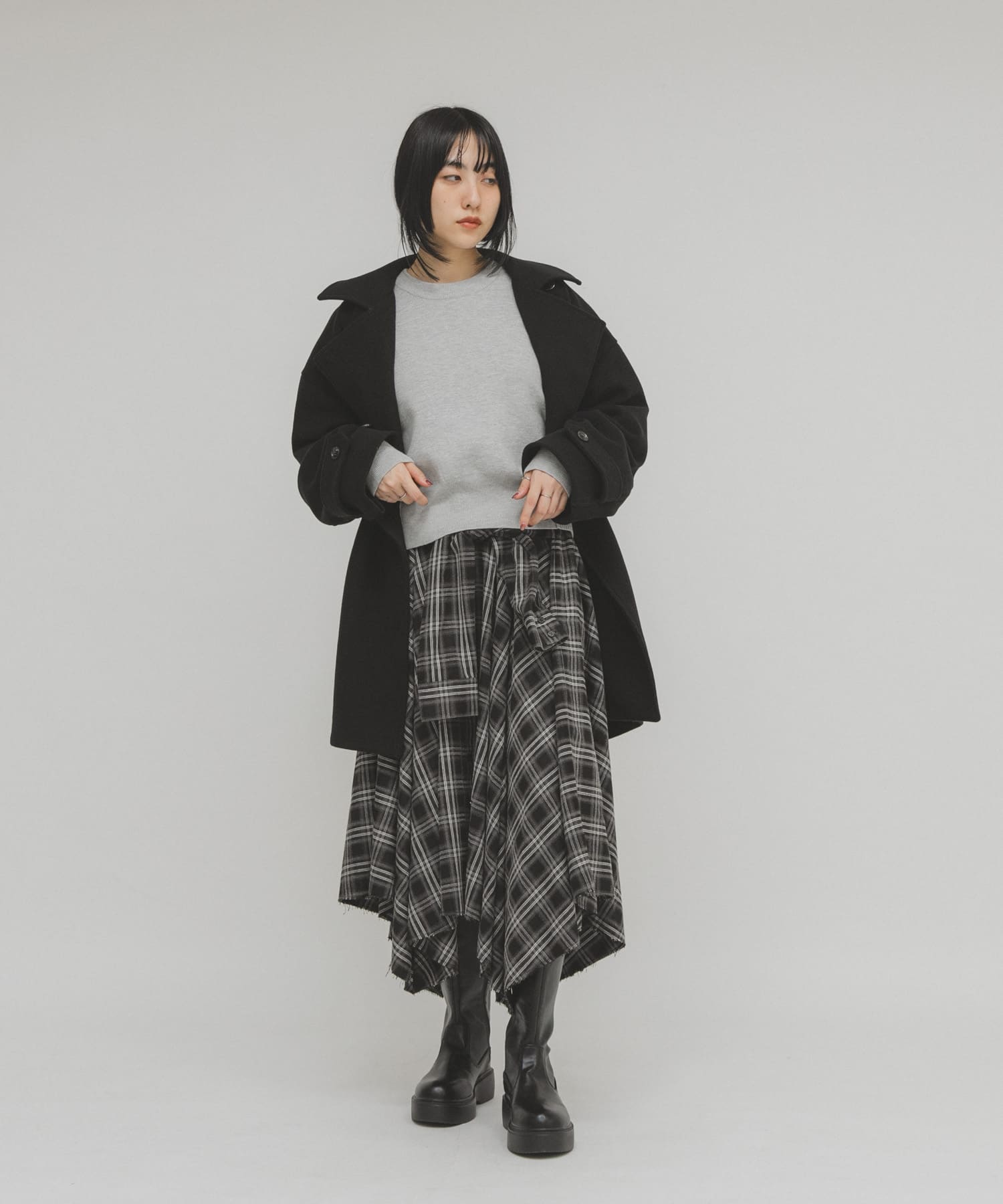 身長：160cm サイズ：one